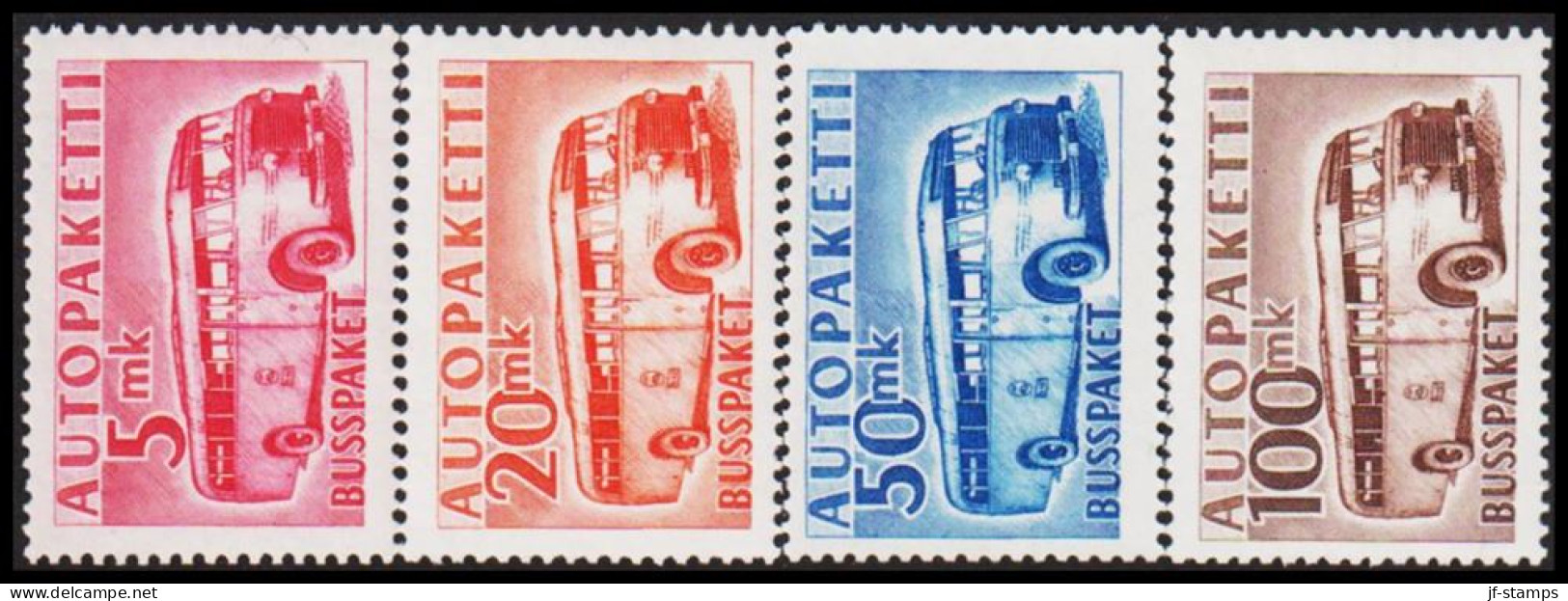 1952-1958. Bus. Complete Set (4 V.) Never Hinged. (Michel 6-9) - JF534374 - Postbuspakete