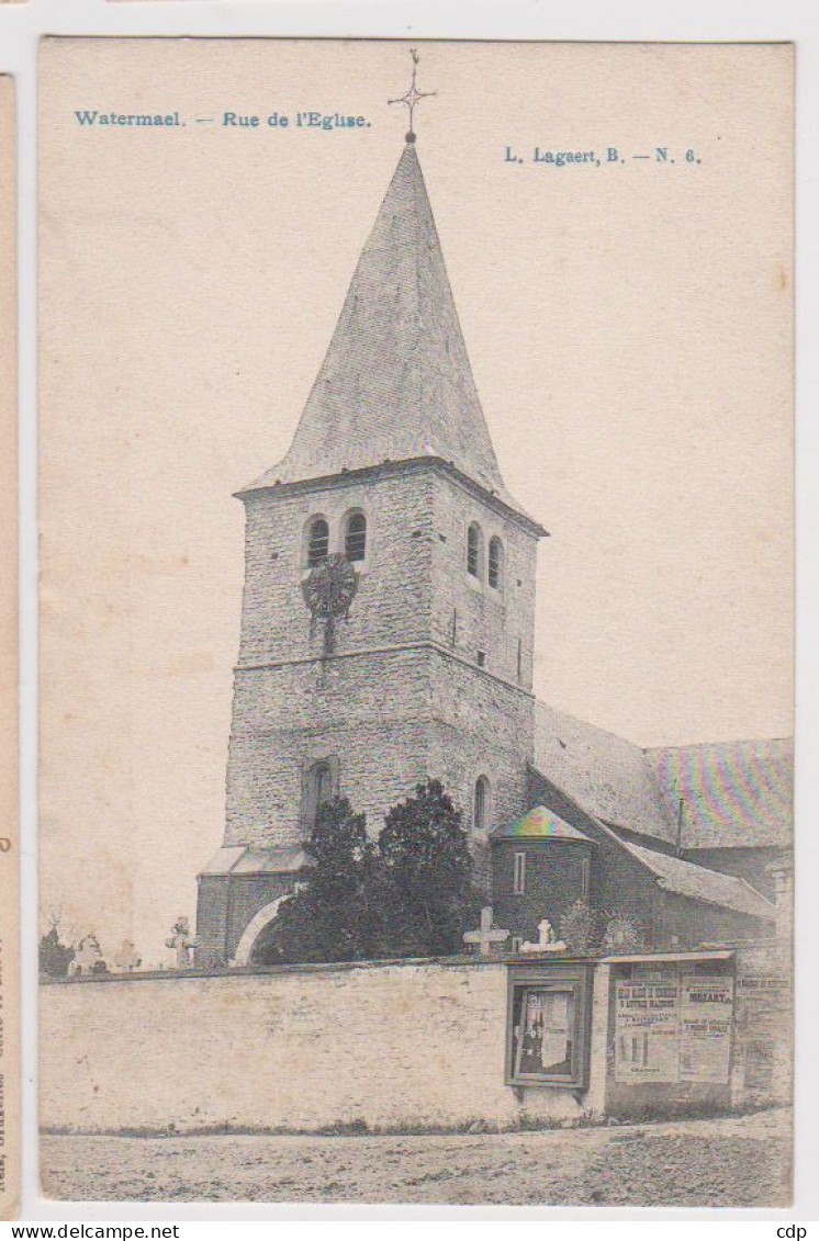 Cpa Watermael  église - Watermael-Boitsfort - Watermaal-Bosvoorde