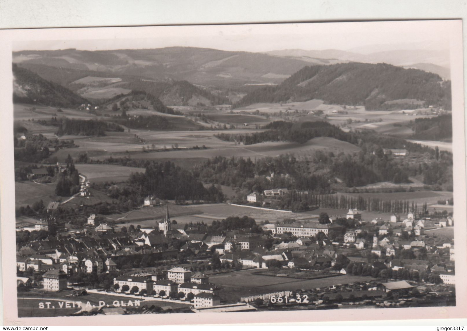 D987) ST. VEIT A. D. Glan - Kärnten - Tolle FOTO AK - Ansicht über Die Stadt - St. Veit An Der Glan