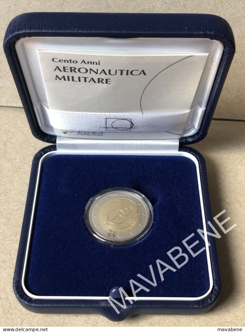ITALIA 2023 AERONAUTICA MILITARE PROOF MONETA 2 EURO NUOVA Esaurita Alla Zecca - Collections