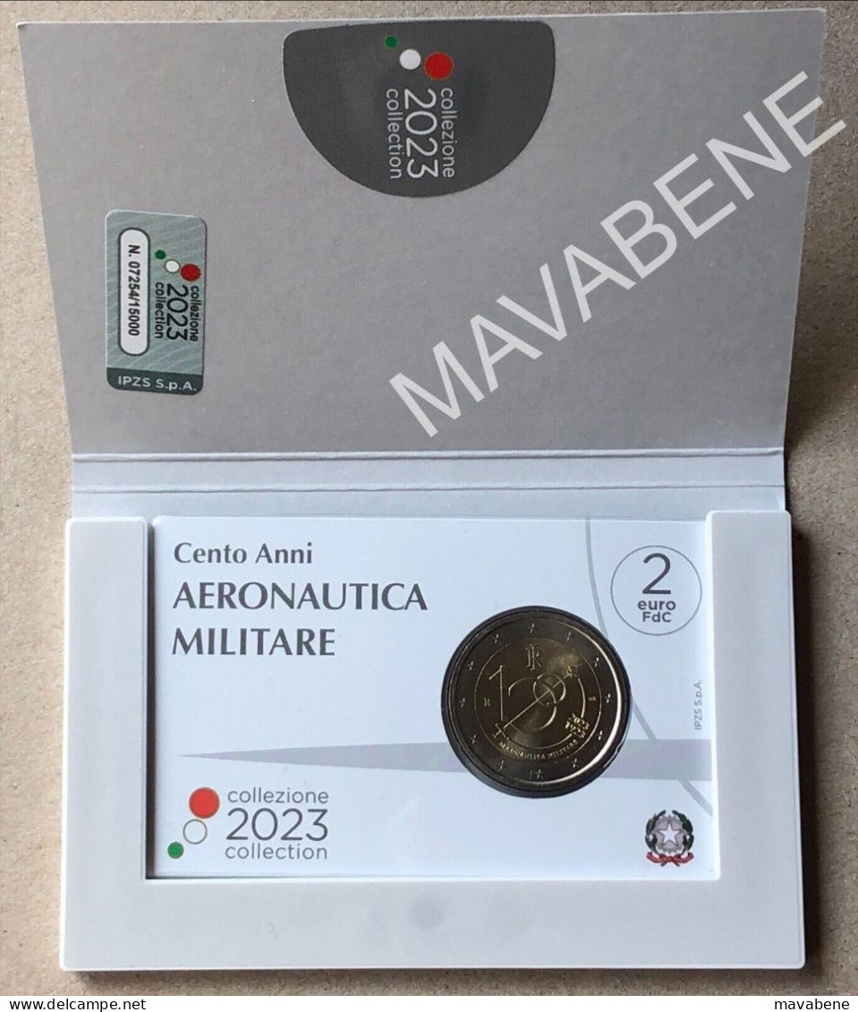 ITALIA 2023 AERONAUTICA MILITARE COINCARD MONETA 2 EURO NUOVA Esaurita Alla Zecca - Collections