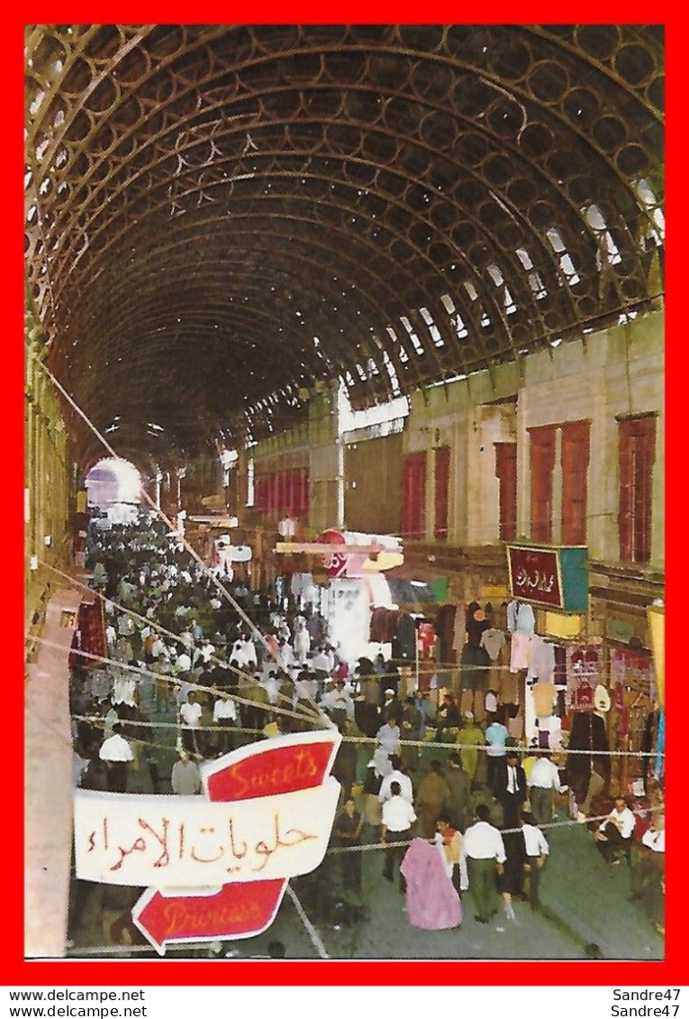 CPSM/gf  DAMASCUS (Syrie)   Bazar Hamidié, Animé, Commerces. *2803 - Syrie