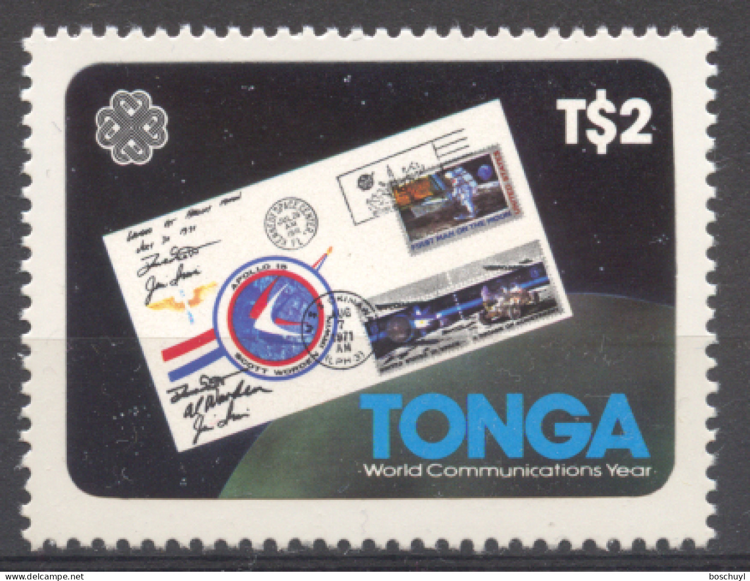 Tonga, 1983, World Communication Year, United Nations, Space, MNH, Michel 858 - Tonga (1970-...)