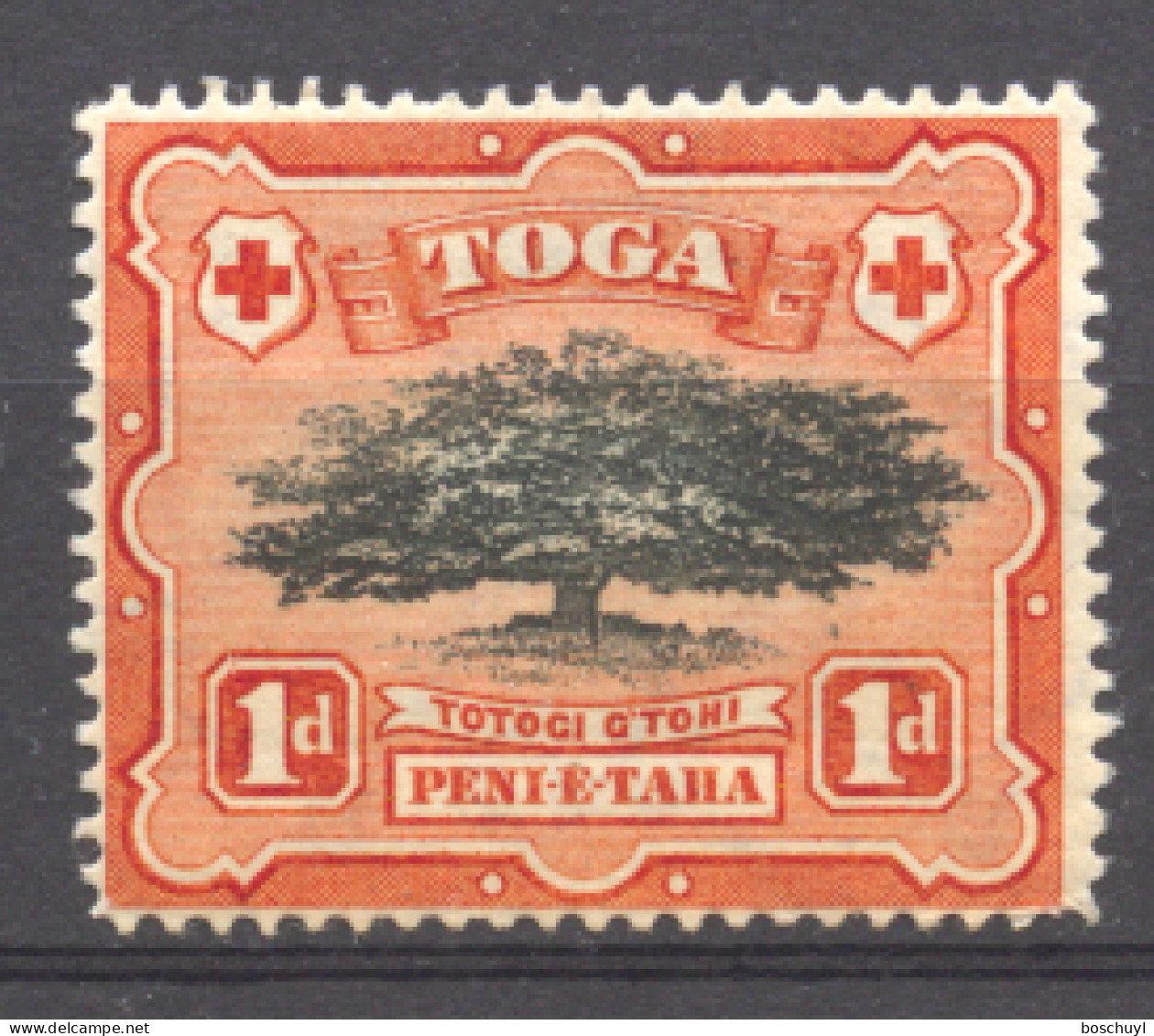 Tonga, 1897, Tree, MLH, Michel 40 - Tonga (...-1970)