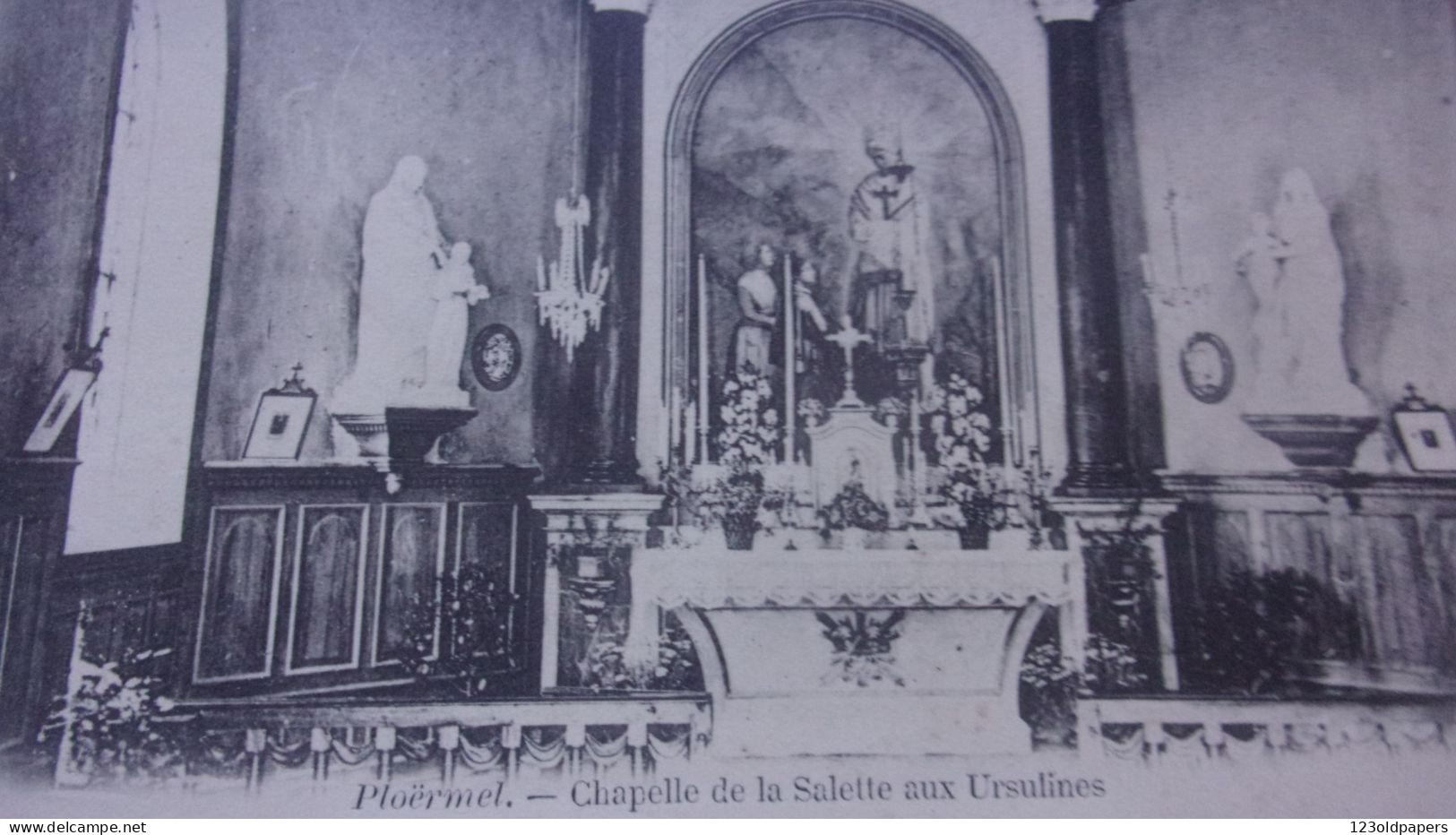 56   PLOERMEL Chapelle De La Salette Aux Ursulines - Non Divisée AVANT 1904 - Ploërmel