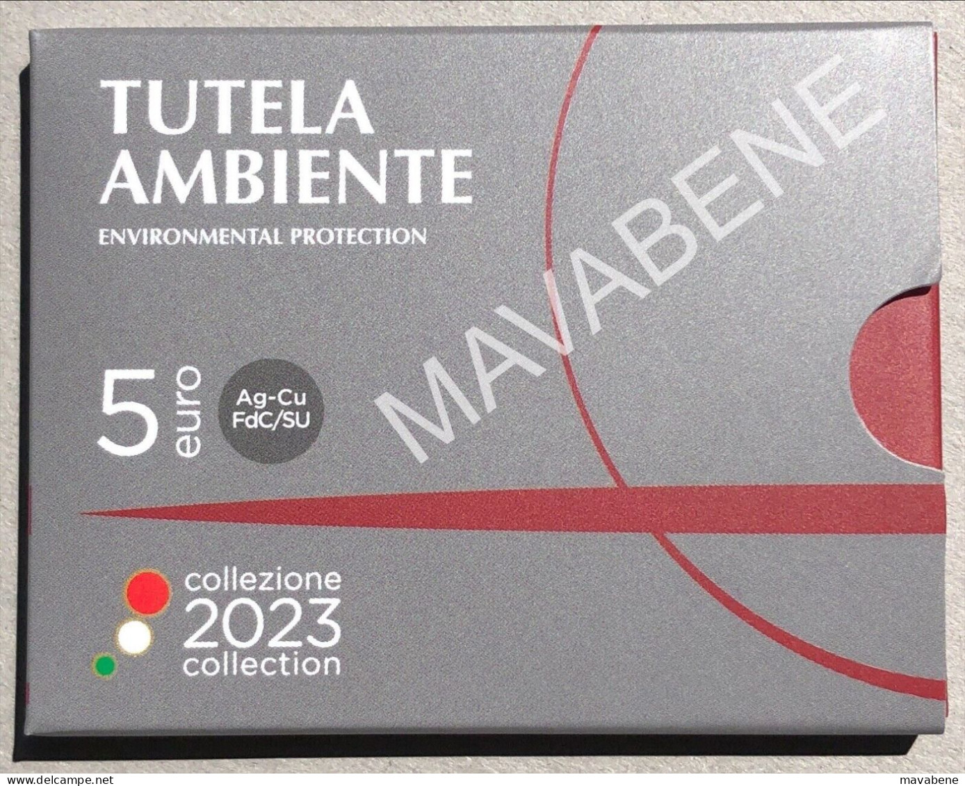 ITALIA 2023 TUTELA DELL’AMBIENTE MONETA 5 EURO ARGENTO RAME Esaurita Alla Zecca - Sammlungen