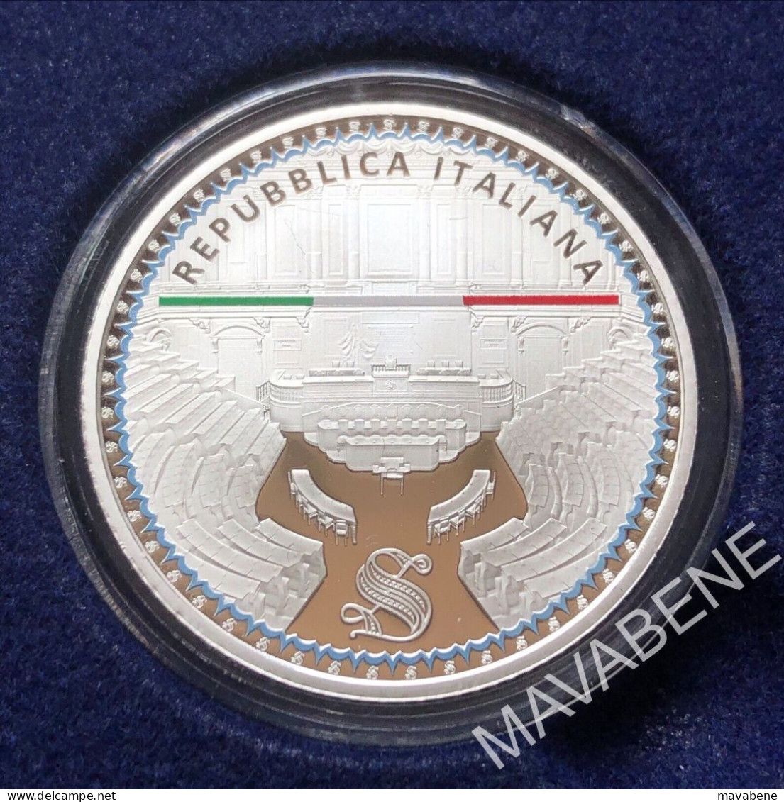 ITALIA 2023 PRIMA SEDUTA SENATO MONETA 5 EURO ARGENTO PROOF Esaurita Alla Zecca - Colecciones