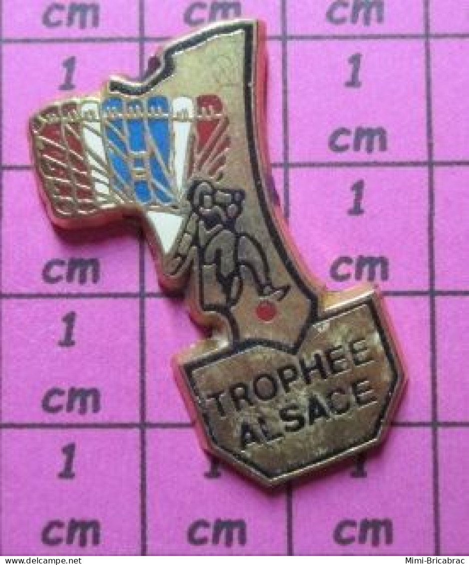 1518B  Pin's Pins / Beau Et Rare / SPORTS / PARACHUTISME TROPHEE ALSACE - Fallschirmspringen