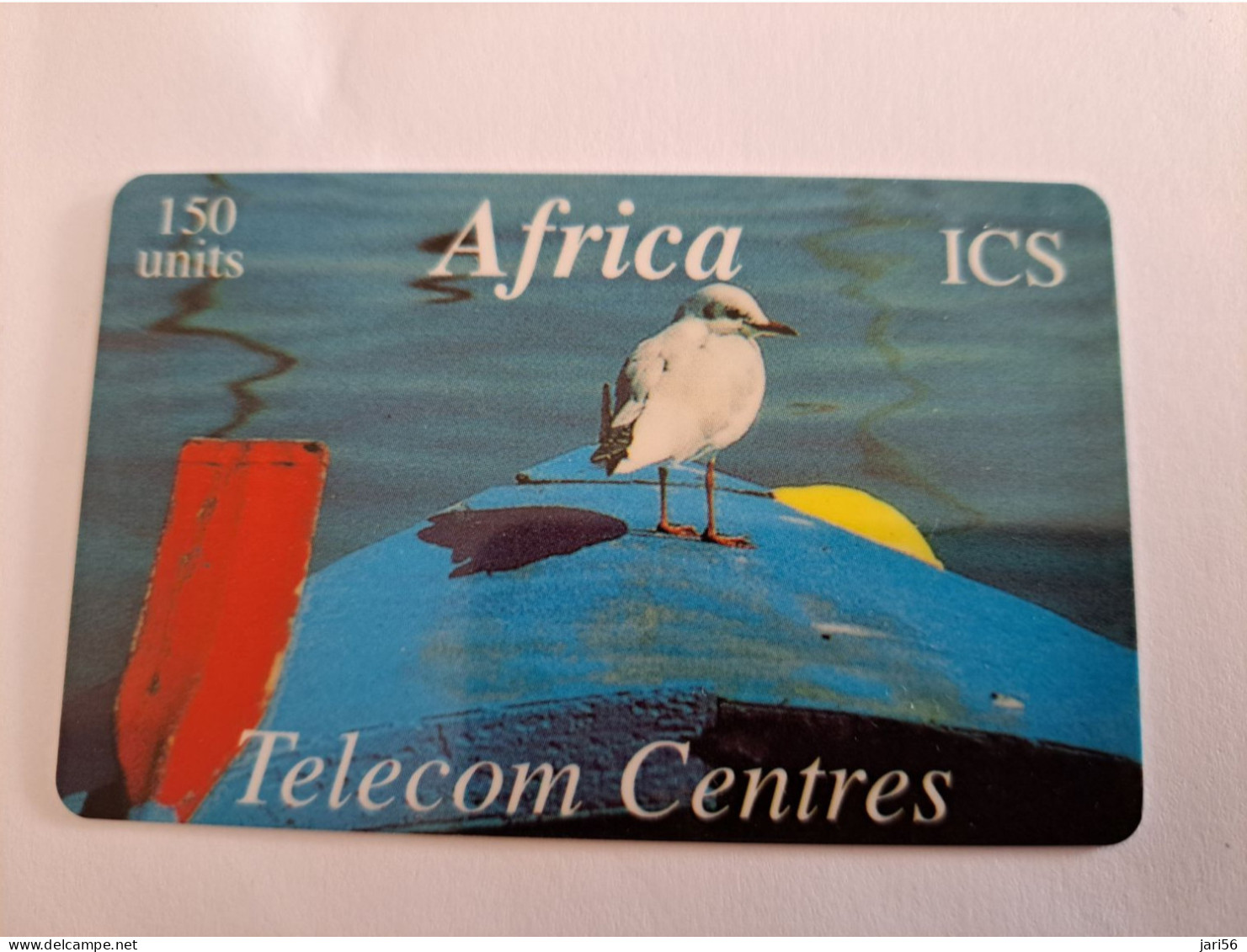 FRANCE/FRANKRIJK  /AFRIKA/ TELECOM CENTRES/ BIRD/SEAGULL/ /  /  150 UNITS   PREPAID  USED    ** 13805** - Nachladekarten (Handy/SIM)