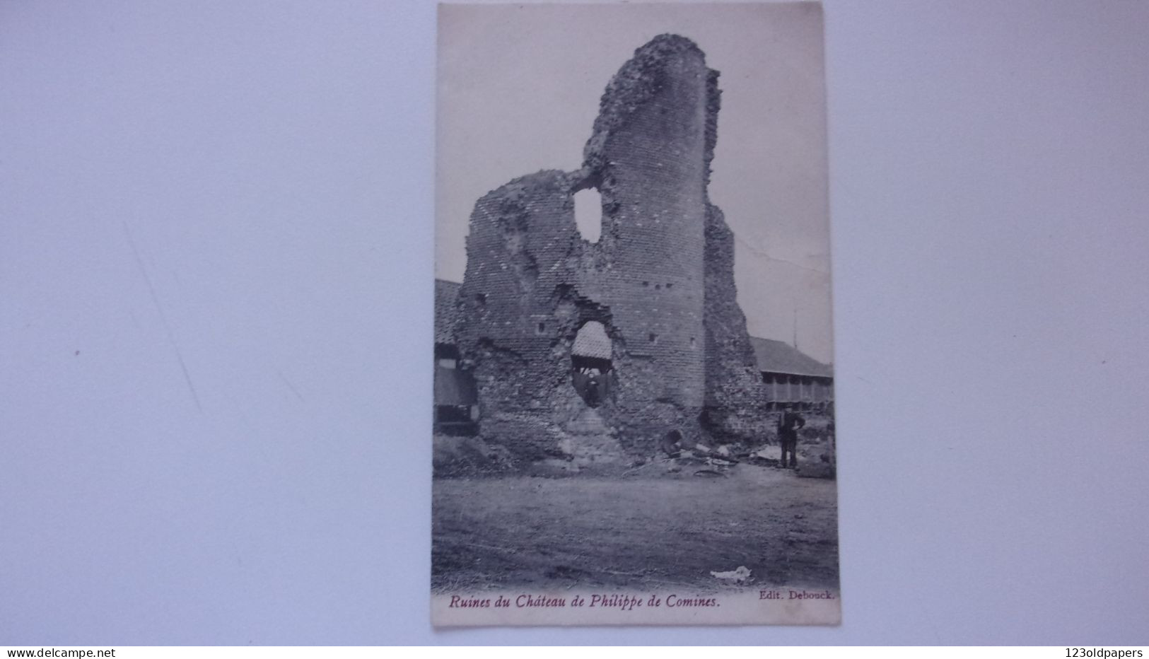 NORD - 59 - COMINES - Ruines Du Château De Philippe De Comines - Autres & Non Classés