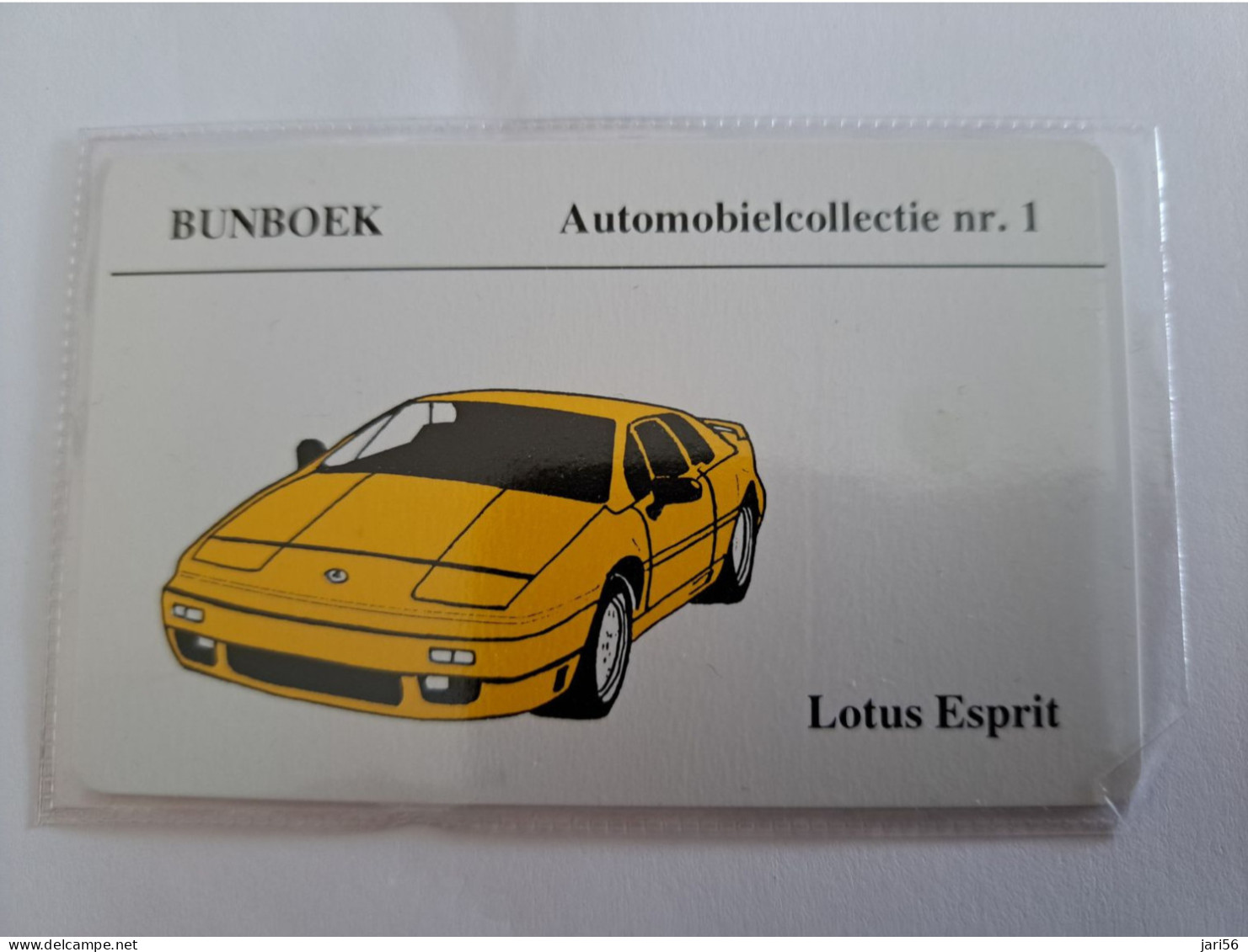 NETHERLANDS  ADVERTISING CHIPCARD / HFL 2,50 / LOTUS ESPRIT/ AUTO/ CAR   CRE  155  MINT   ** 13807** - Private