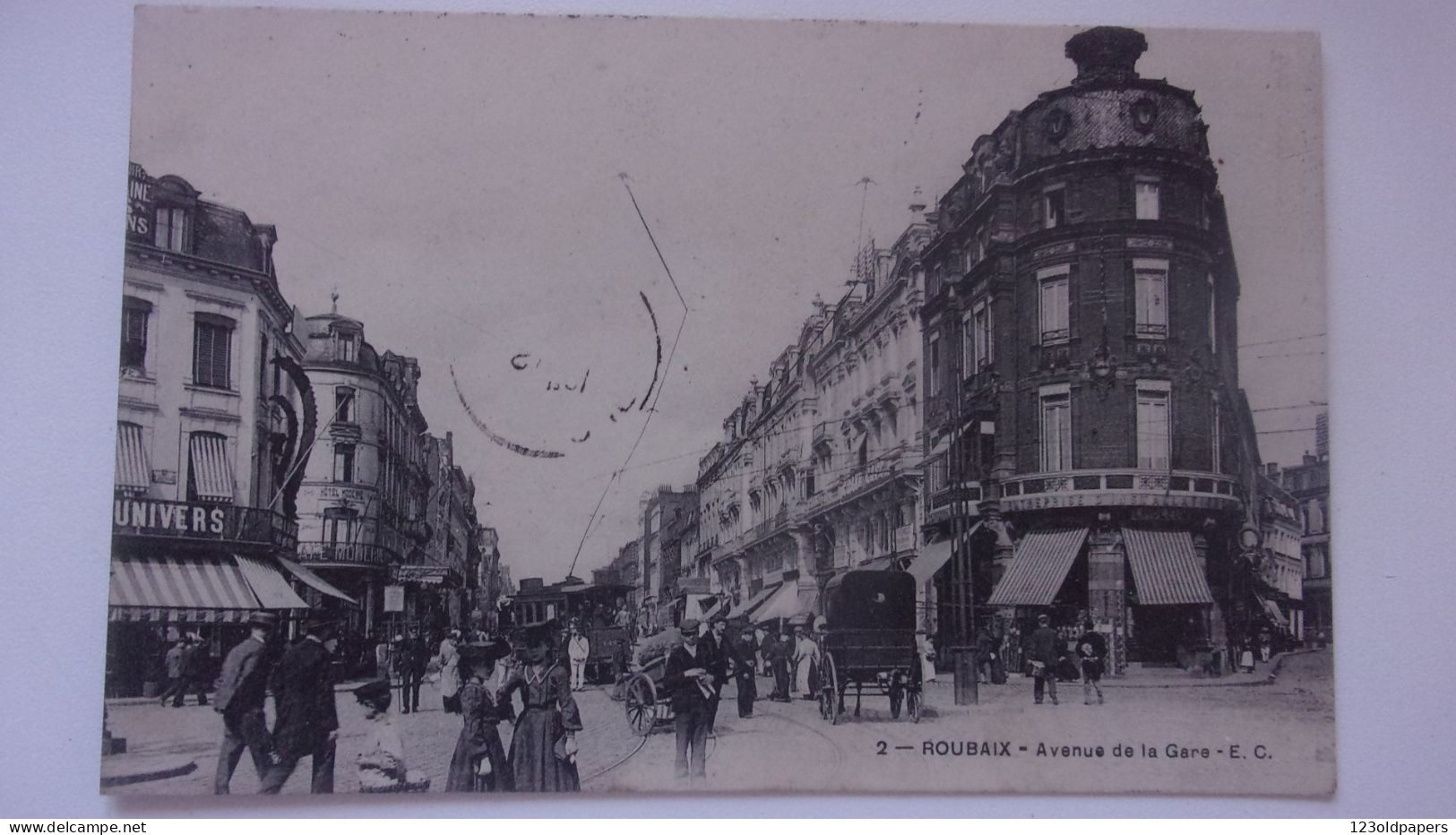 NORD - 59  ROUBAIX   TRAMWAY AVENUE DE LA GARE - Roubaix