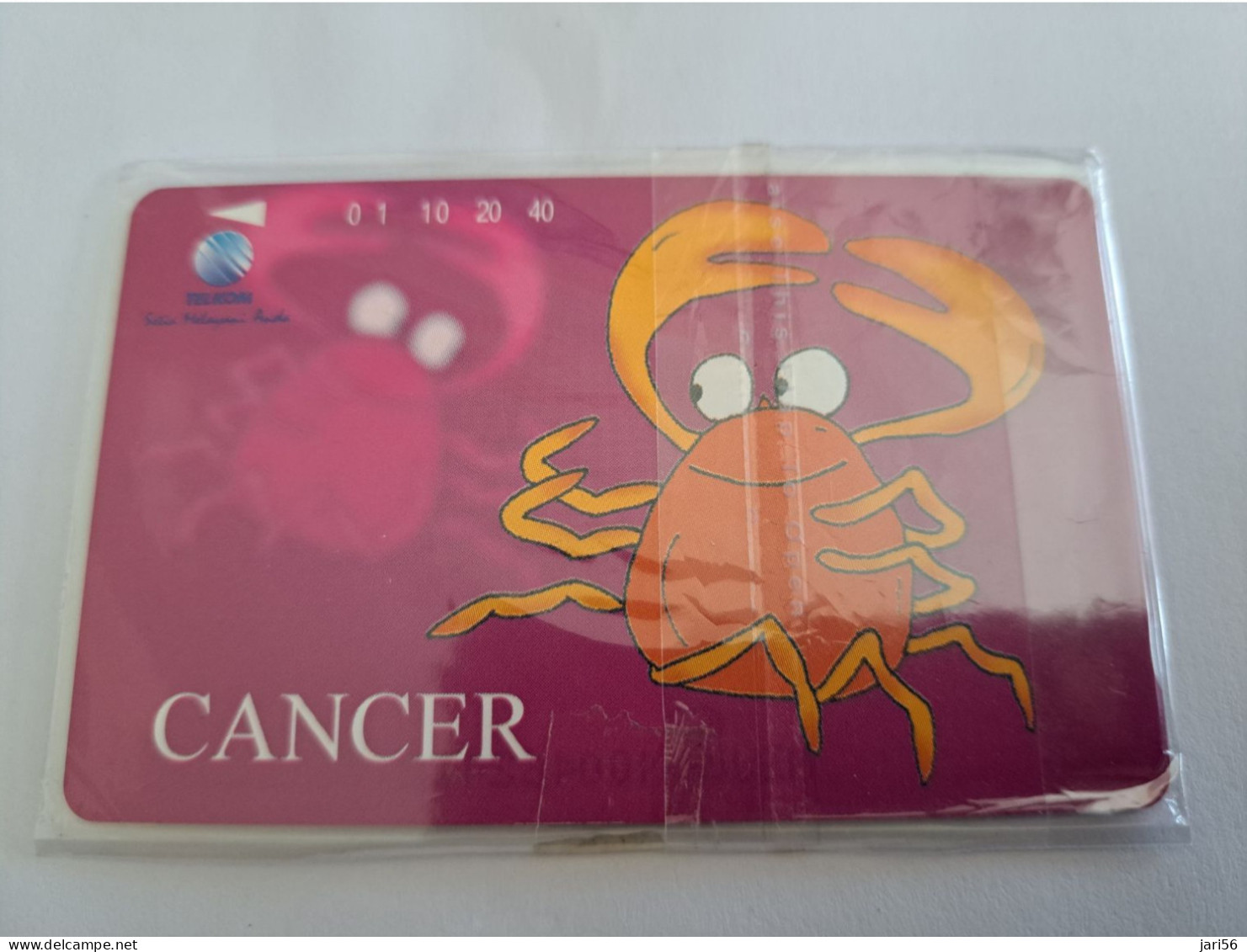 INDONESIA  / INDOCARD/ CANCER/ HOROSCOPE   / INDOSAT / 40 UNITS  / PREPAID/     / MINT CARD  **13816 ** - Indonesia