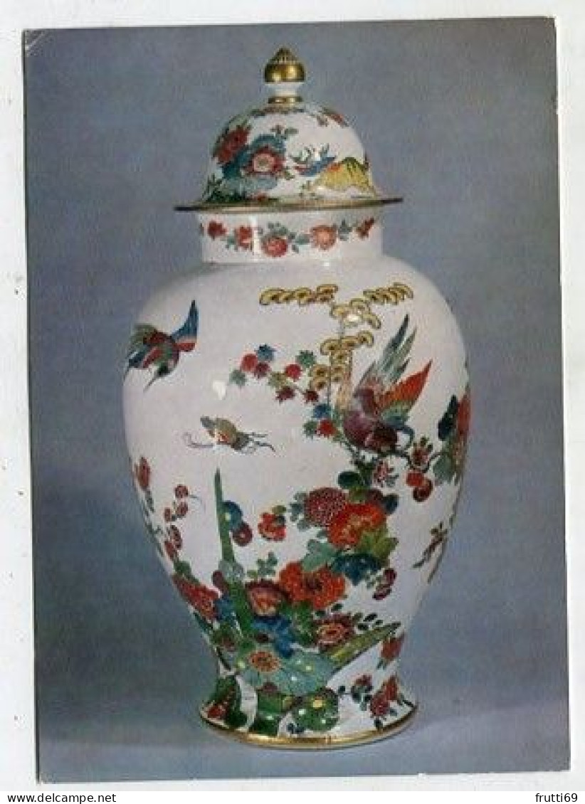 AK 142745 PORCELAIN / PORZELLAN - Porzellan Meissen - Deckelvase Mit Indischem Dekor - Objets D'art