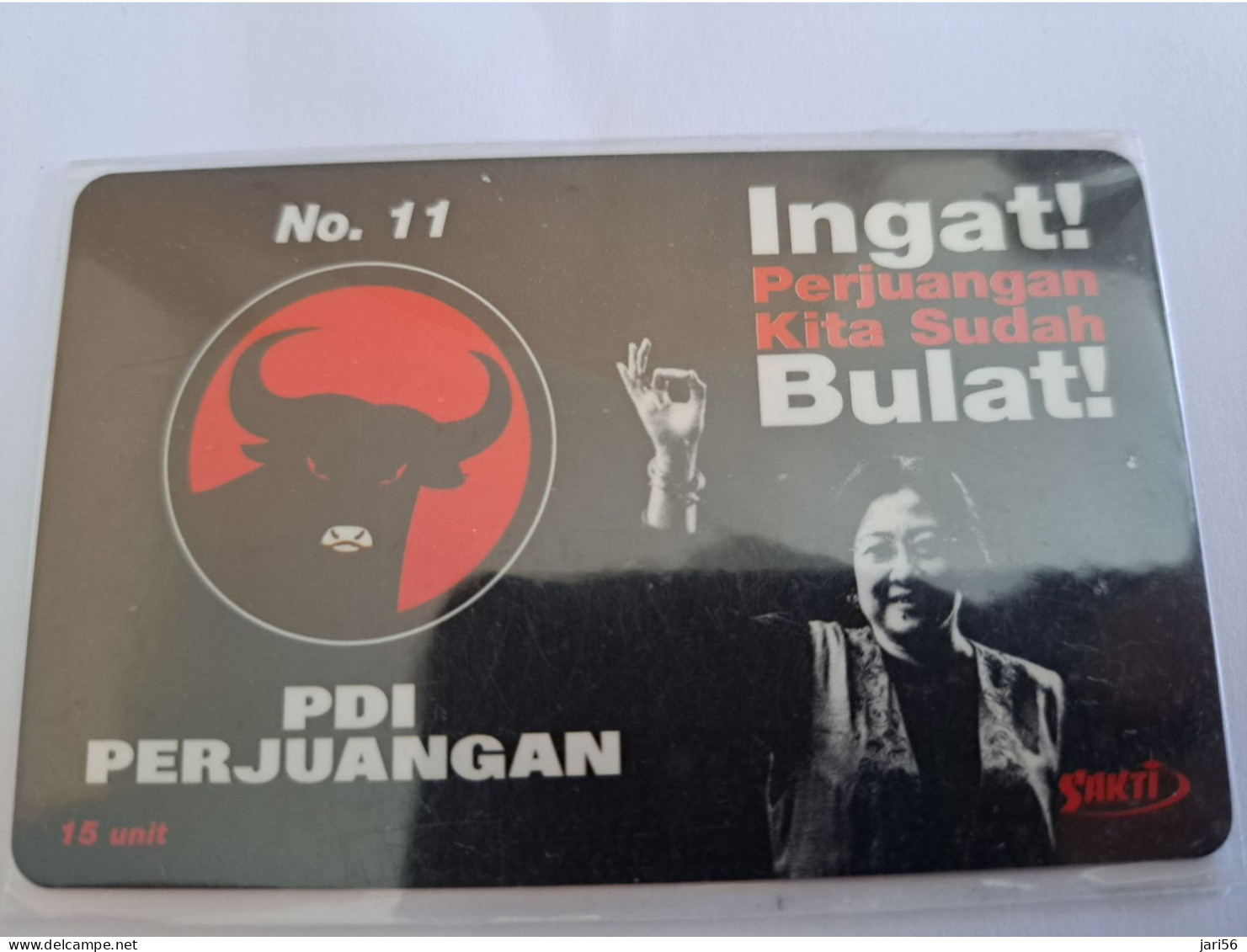 INDONESIA  / ISAKTI/ INGAT BULAT  15 UNITS/ BLACK   / INDOSAT  / PREPAID/ SEALED     / MINT CARD  **13818 ** - Indonésie