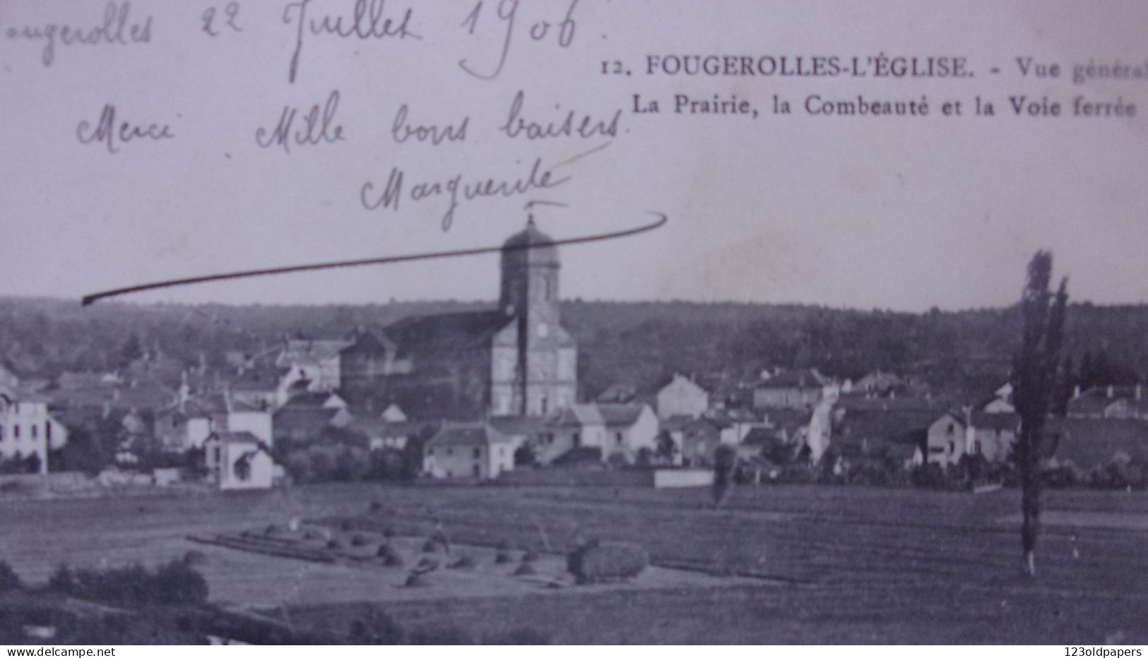 70 FOUGEROLLES L EGLISE VUE GENERALE - Autres & Non Classés