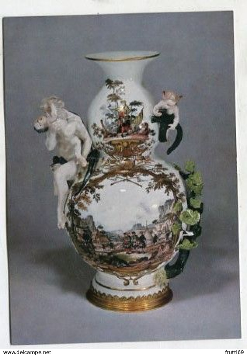 AK 142751 PORCELAIN / PORZELLAN - Porzellan Meissen - Planetenvase Saturn Mit Bergmannsdarstellungen - Objets D'art