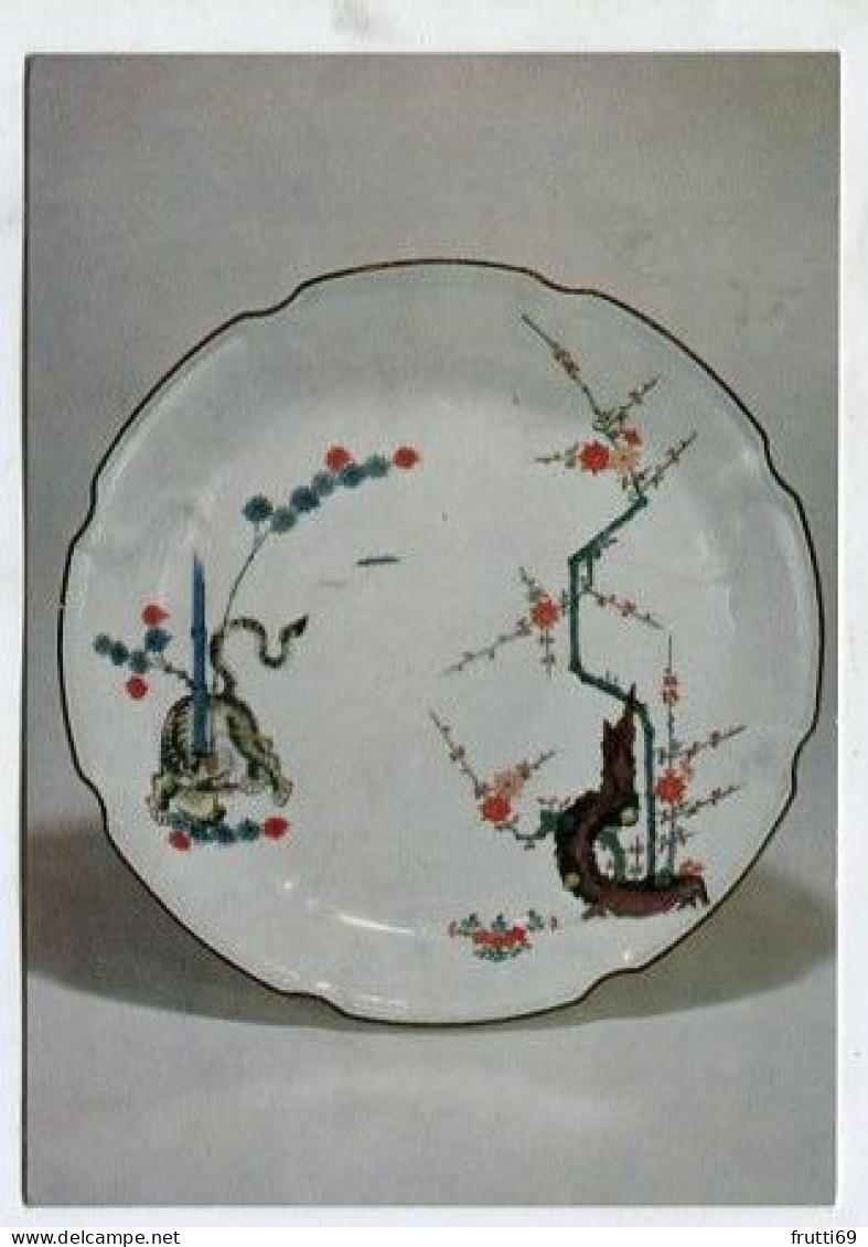 AK 142753 PORCELAIN / PORZELLAN - Porzellan Meissen - Schale - Bemalt Mit Tiger, Bambus Und Prunusbaum - Objets D'art