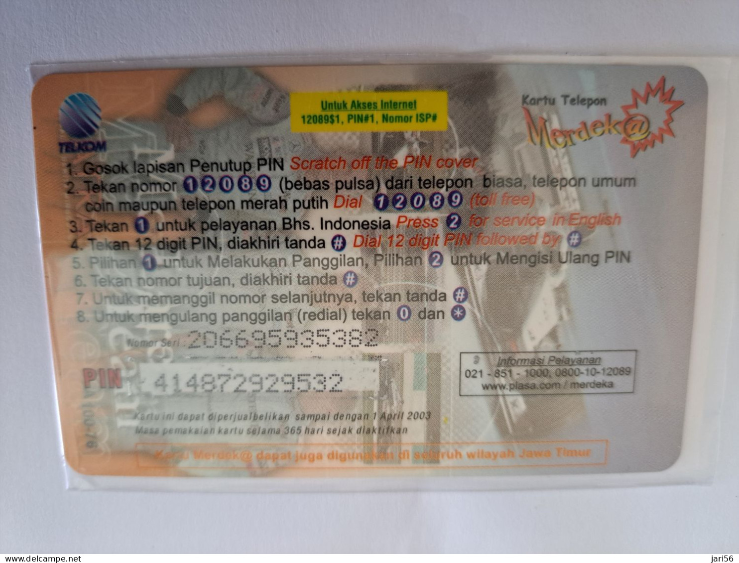 INDONESIA  / IMC LAREN TEAM / AUTO RACING  /   RP 22.000    / INDOSAT  / PREPAID/ SEALED     / USED  CARD  **13822 ** - Indonesien