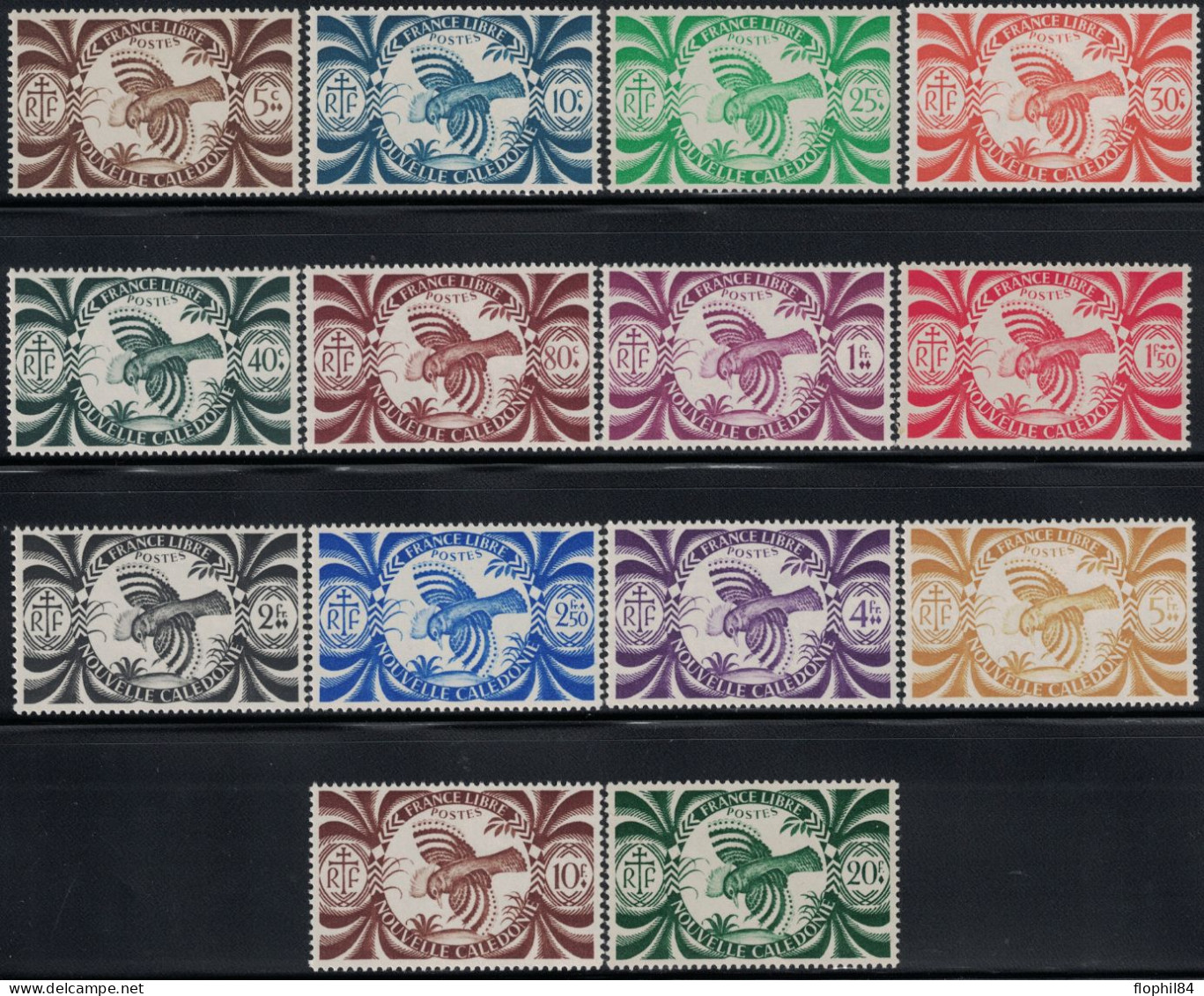 NOUVELLE CALEDONIE - N°230 à 243 - COTE 22€ - NEUF SANS TRACE DE CHARNIERE. - Unused Stamps