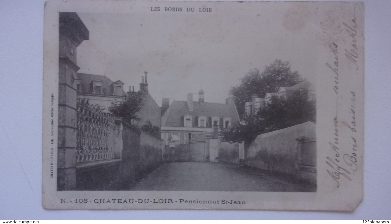 72  CHATEAU DU LOIR  PENSIONNAT ST JEAN - Chateau Du Loir