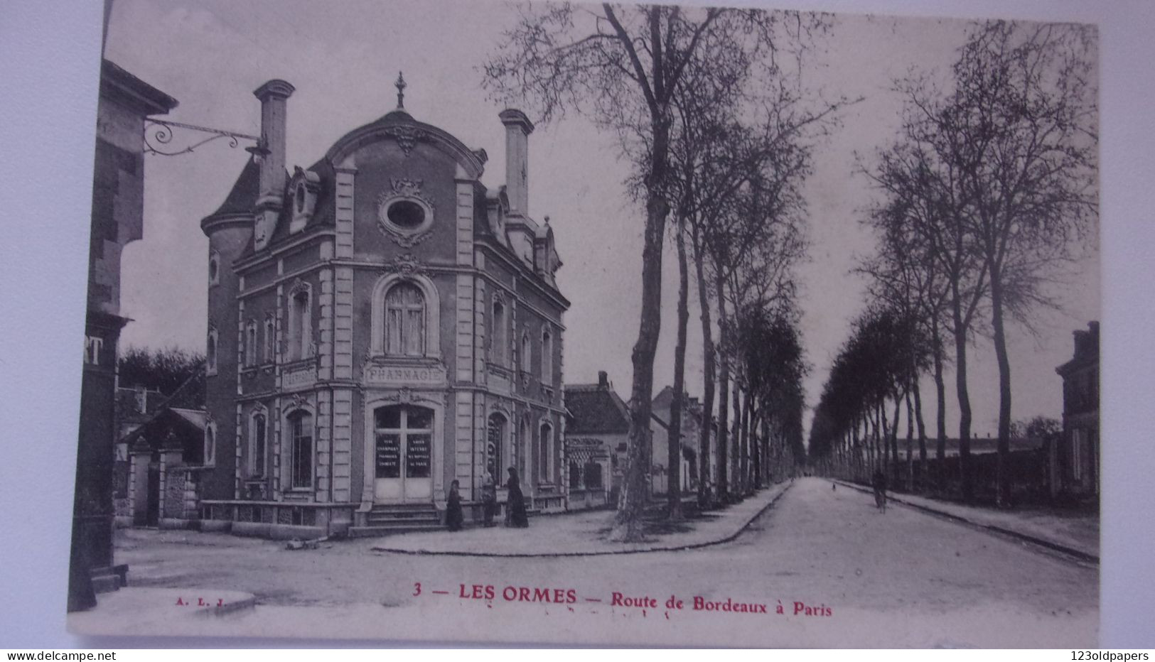 86 VIENNE LES ORMES  ROUTE DE BORDEAUX A PARIS PHARMACIE - Sonstige & Ohne Zuordnung