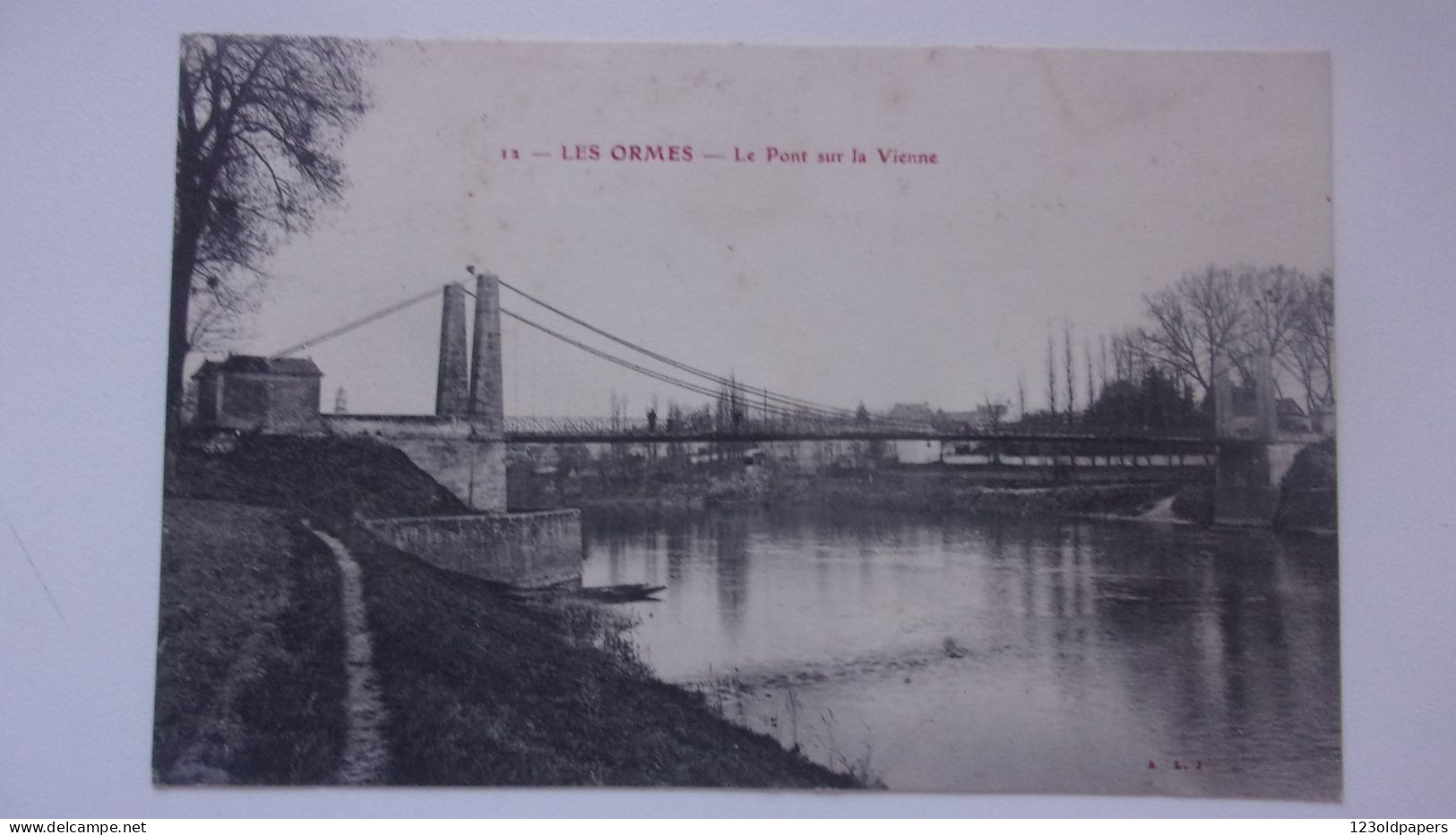 86 VIENNE LES ORMES LE PONT SUR LA VIENNE - Andere & Zonder Classificatie