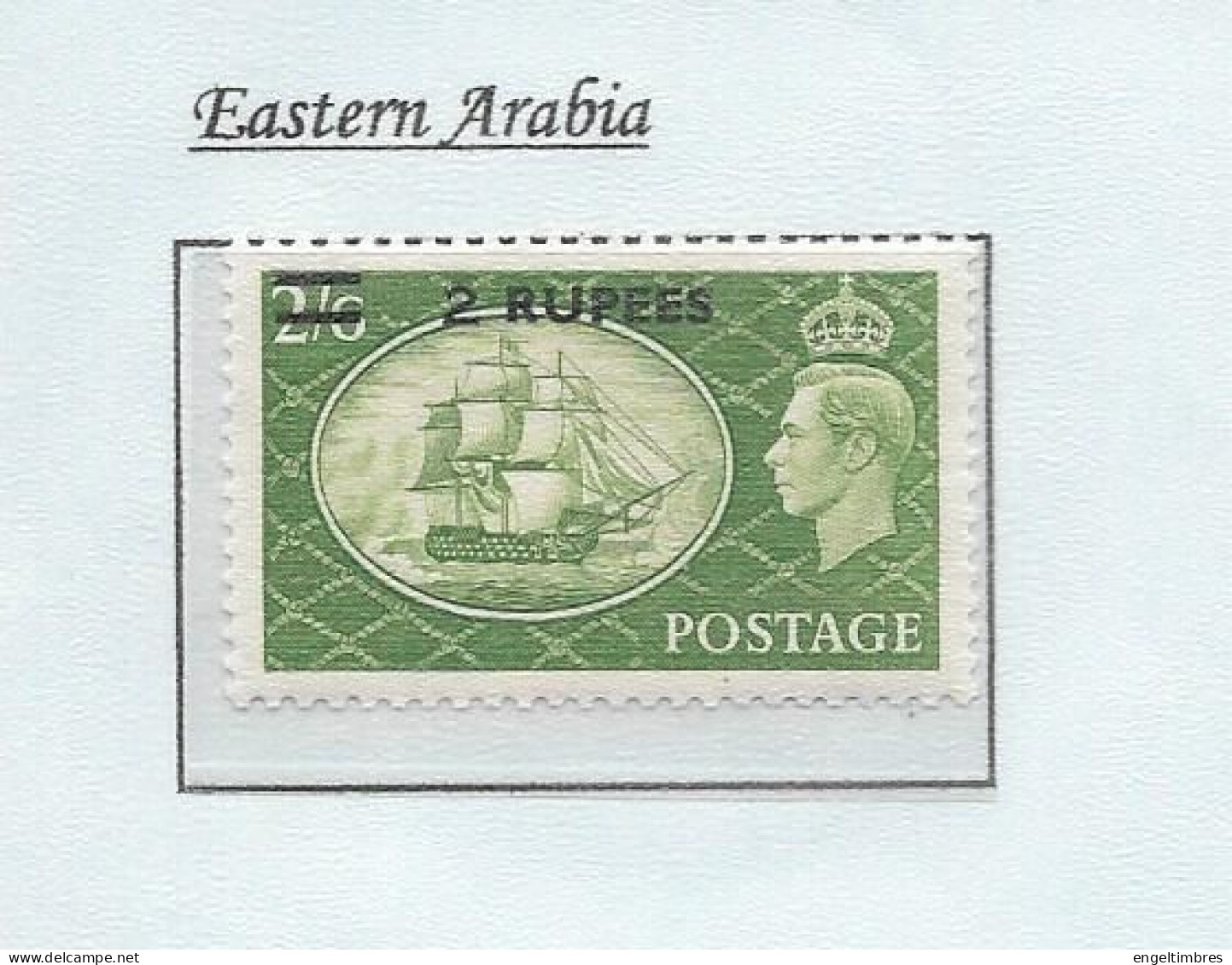 Gb 1948  Festival Of Britain OVERPRINTED  EASTERN ARABIA     (1)    MINT  See Notes & Scans - Unused Stamps