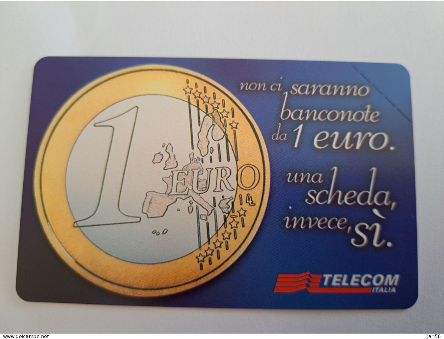 ITALIA LIRE 2000 /  EURO 1 /MONEY ON CARD / COIN ON CARD  MINT  ** 13828 ** - Public Ordinary