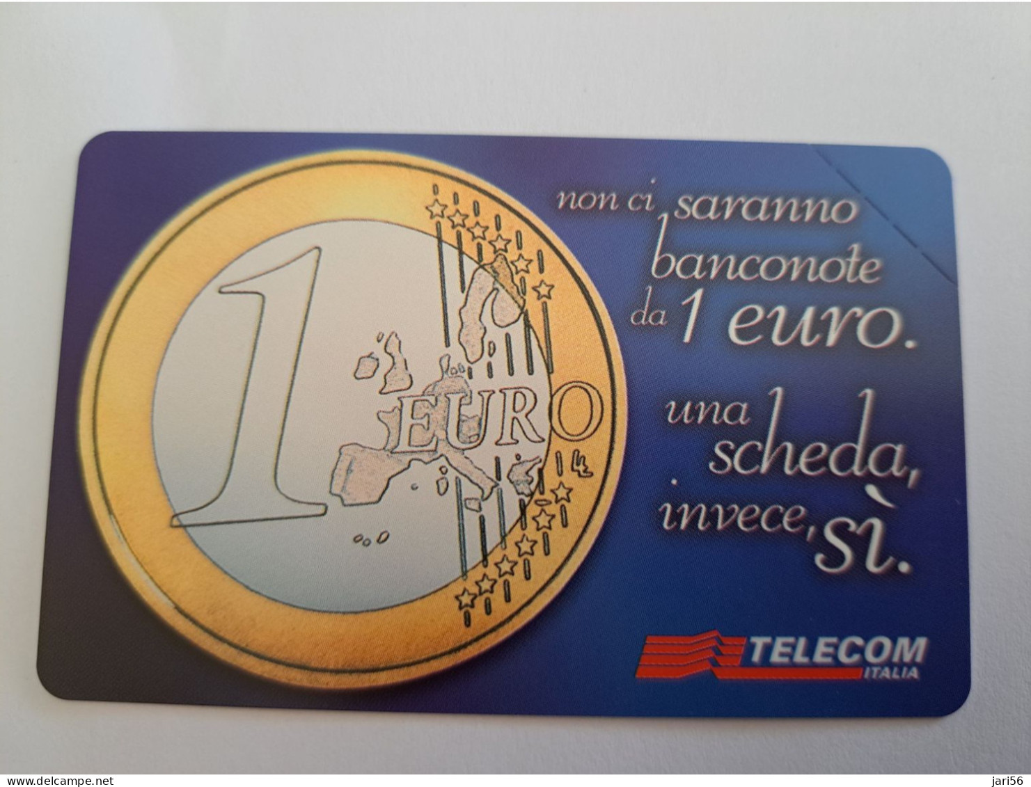 ITALIA LIRE 2000 /  EURO 1 /MONEY ON CARD / COIN ON CARD  MINT  ** 13828 ** - Pubbliche Ordinarie