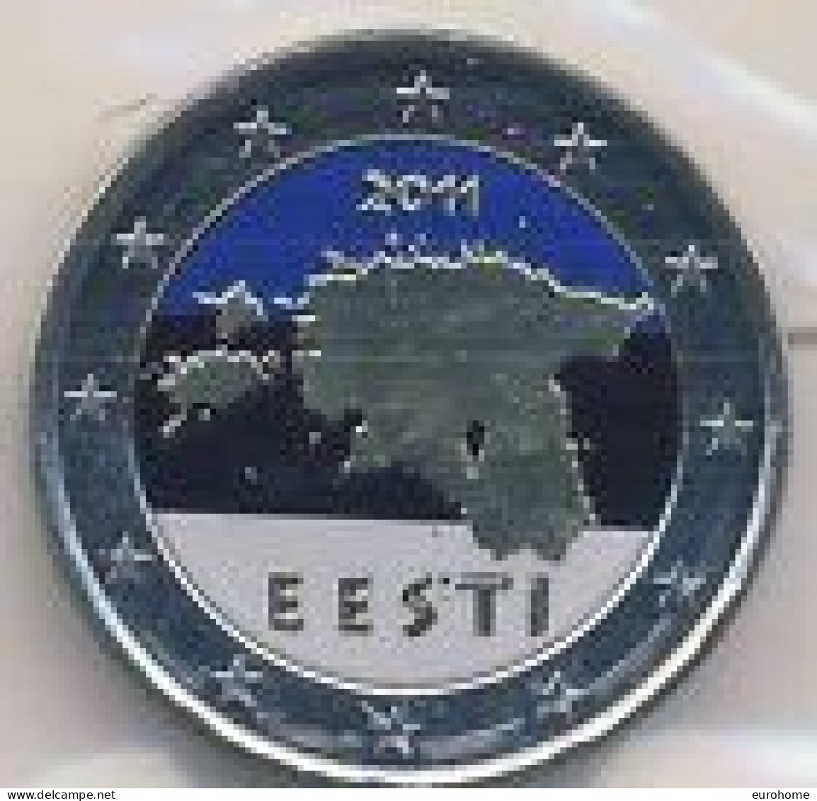 Estland  2011   2 Euro  GEKLEURD - COLLOREE  !!!!! - Estonie