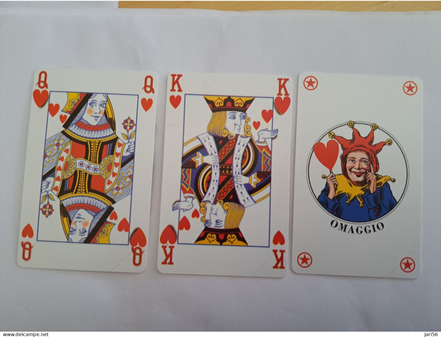 ITALIA LIRE 2000/ 10.000 X 2  /  PLAYING CARDS ON CARD/ KING/QUEEN/ JOKER / 3 CARDS    MINT  ** 13831 ** - Públicas Ordinarias