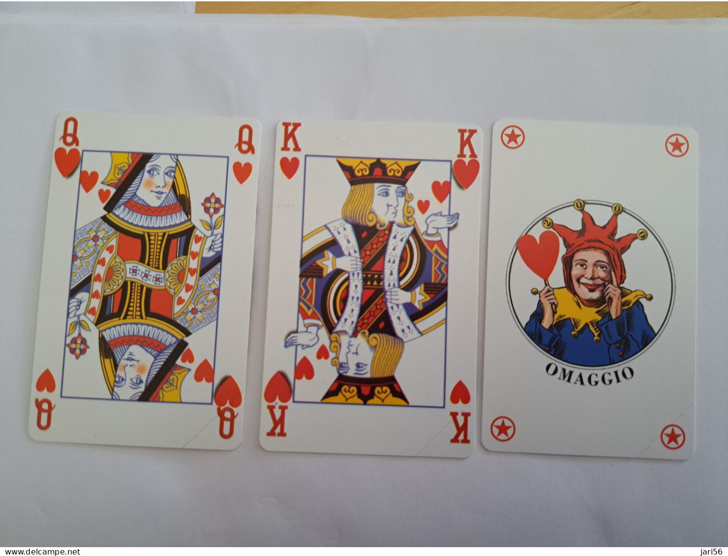 ITALIA LIRE 2000/ 10.000 X 2  /  PLAYING CARDS ON CARD/ KING/QUEEN/ JOKER / 3 CARDS    MINT  ** 13831 ** - Öff. Diverse TK