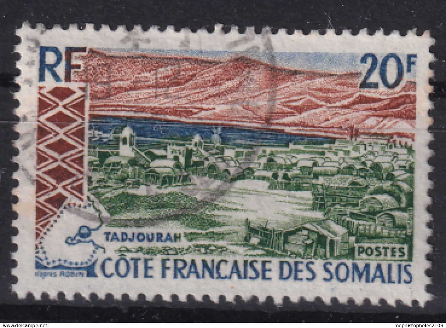 CÔTE FRANCAISE DES SOMALIS 1965 - Canceled - YT 323 - Oblitérés