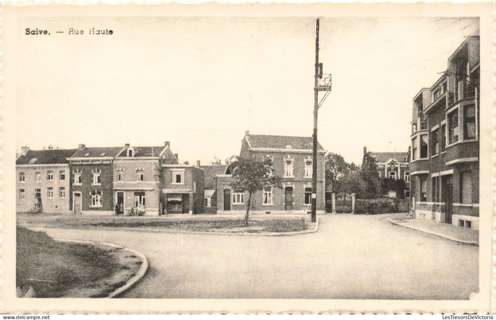 BELGIQUE - Blégny - Saive - Rue Haute - Rue - Edit. Maison Bonemme-Moise - Carte Postale Ancienne - Blégny