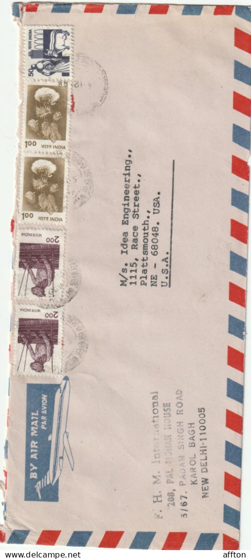 India Old Cover Mailed - Lettres & Documents