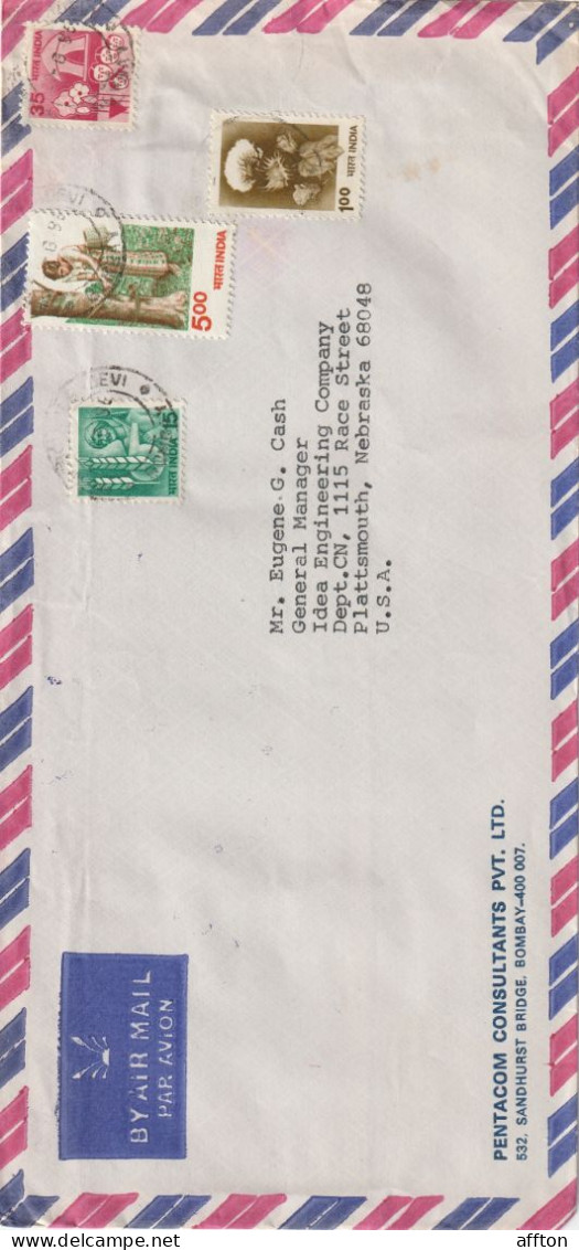 India Old Cover Mailed - Cartas & Documentos