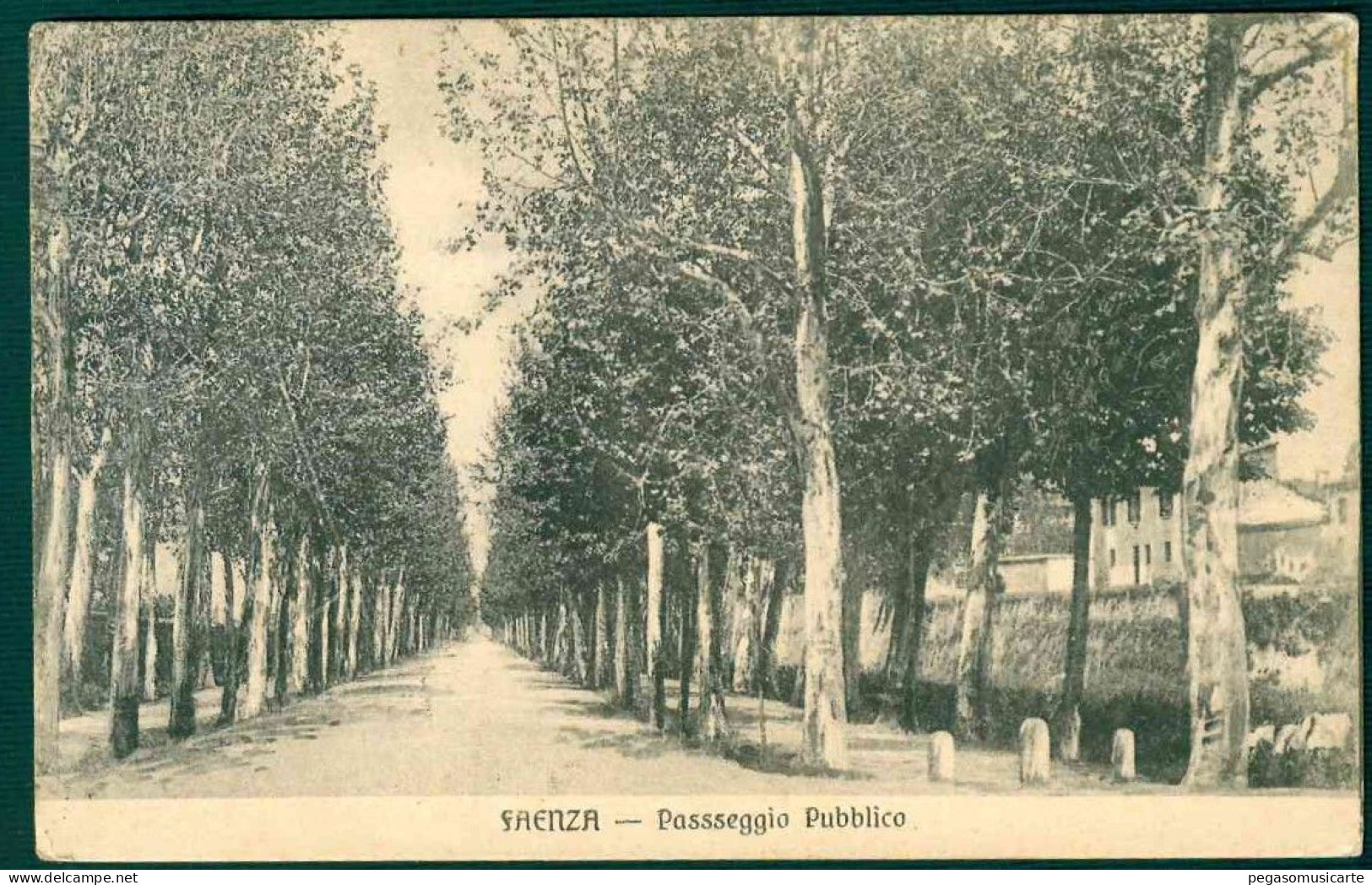 MN197 - FAENZA - PASSEGGIO PUBBLICO 1916 - Faenza