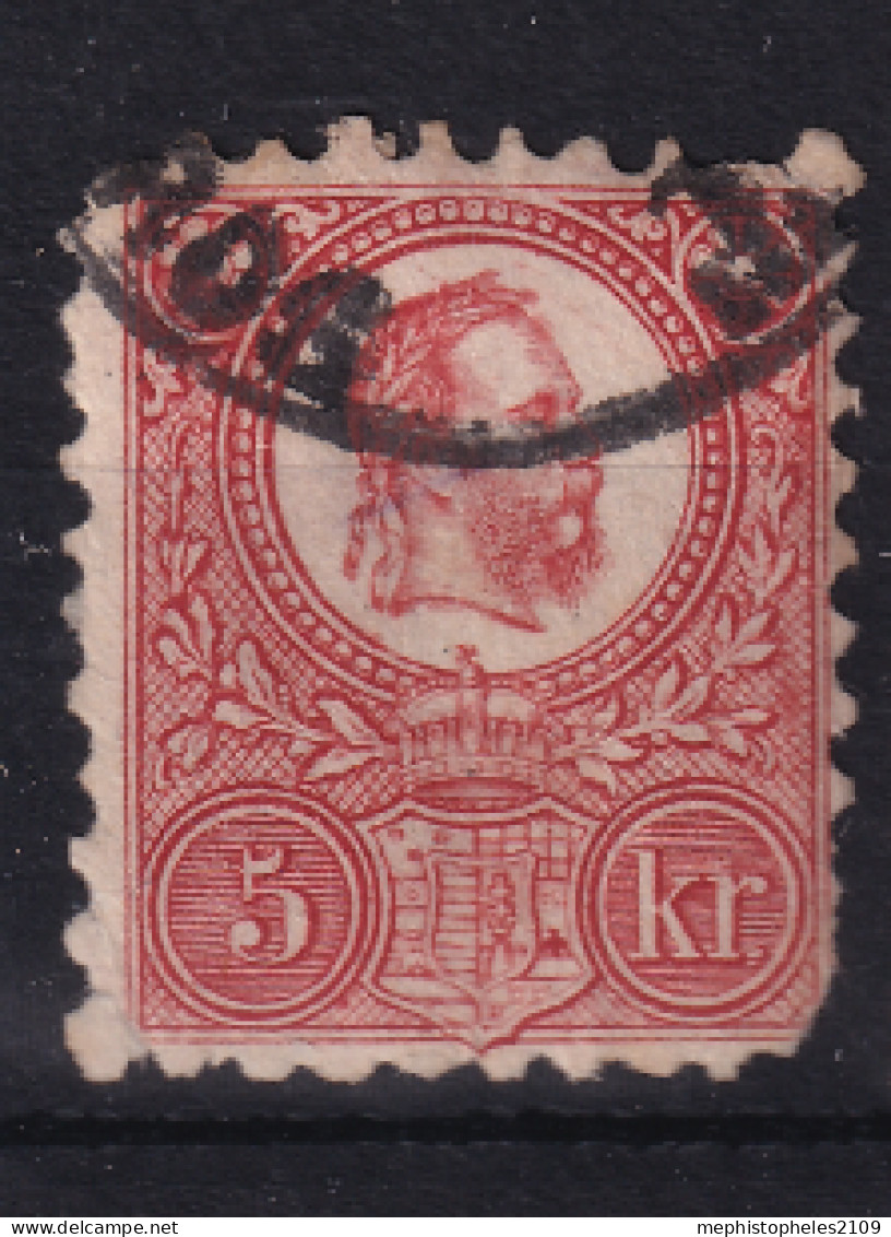 HUNGARY 1871/72 - Canceled - Sc# 9 - Oblitérés