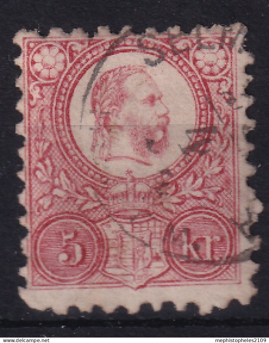 HUNGARY 1871/72 - Canceled - Sc# 9 - Gebraucht