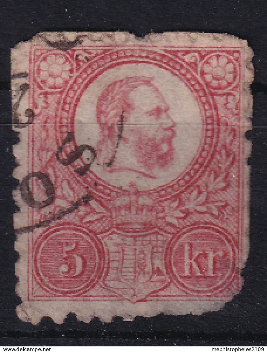 HUNGARY 1871/72 - Canceled - Sc# 9 - Used Stamps
