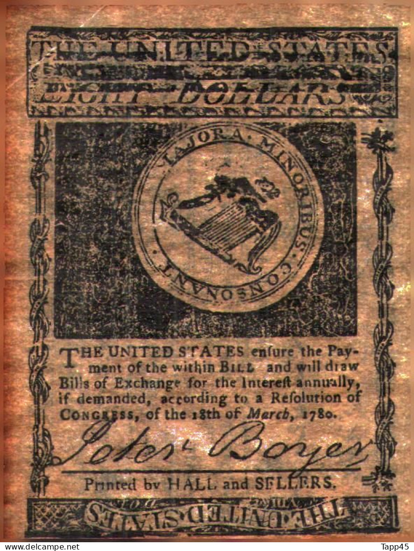 Surprenant Lot De 14 Billets état D'Amérique Fondé En 1776 (peut être Des Copies Mais Anciennes Vue Le Papier) Réf:C03 - Autres & Non Classés