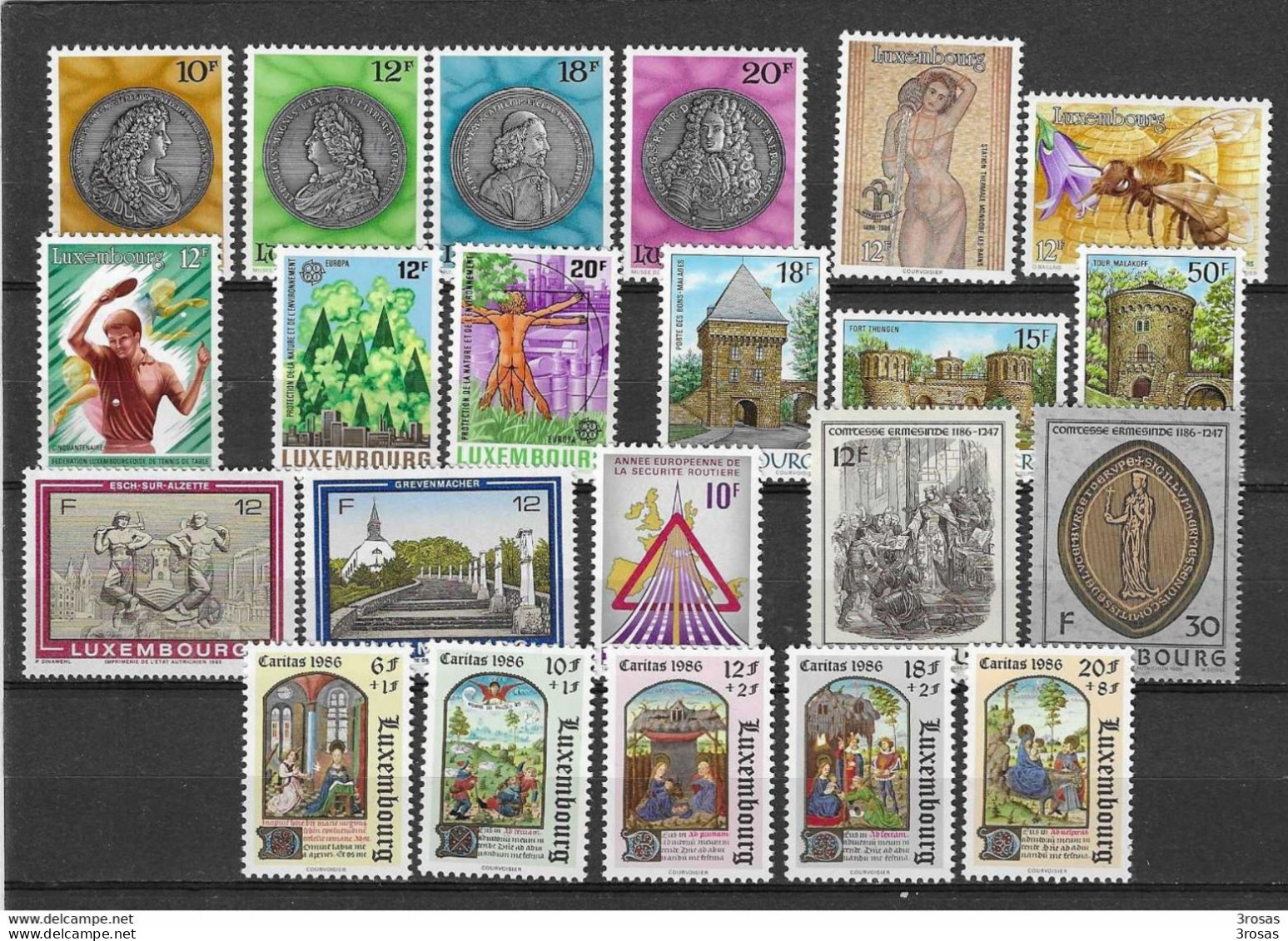 Luxembourg Collection Full Years 1983/1996 MNH ** - Collections