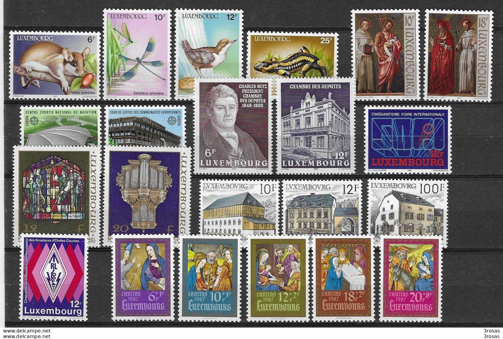 Luxembourg Collection Full Years 1983/1996 MNH ** - Collections