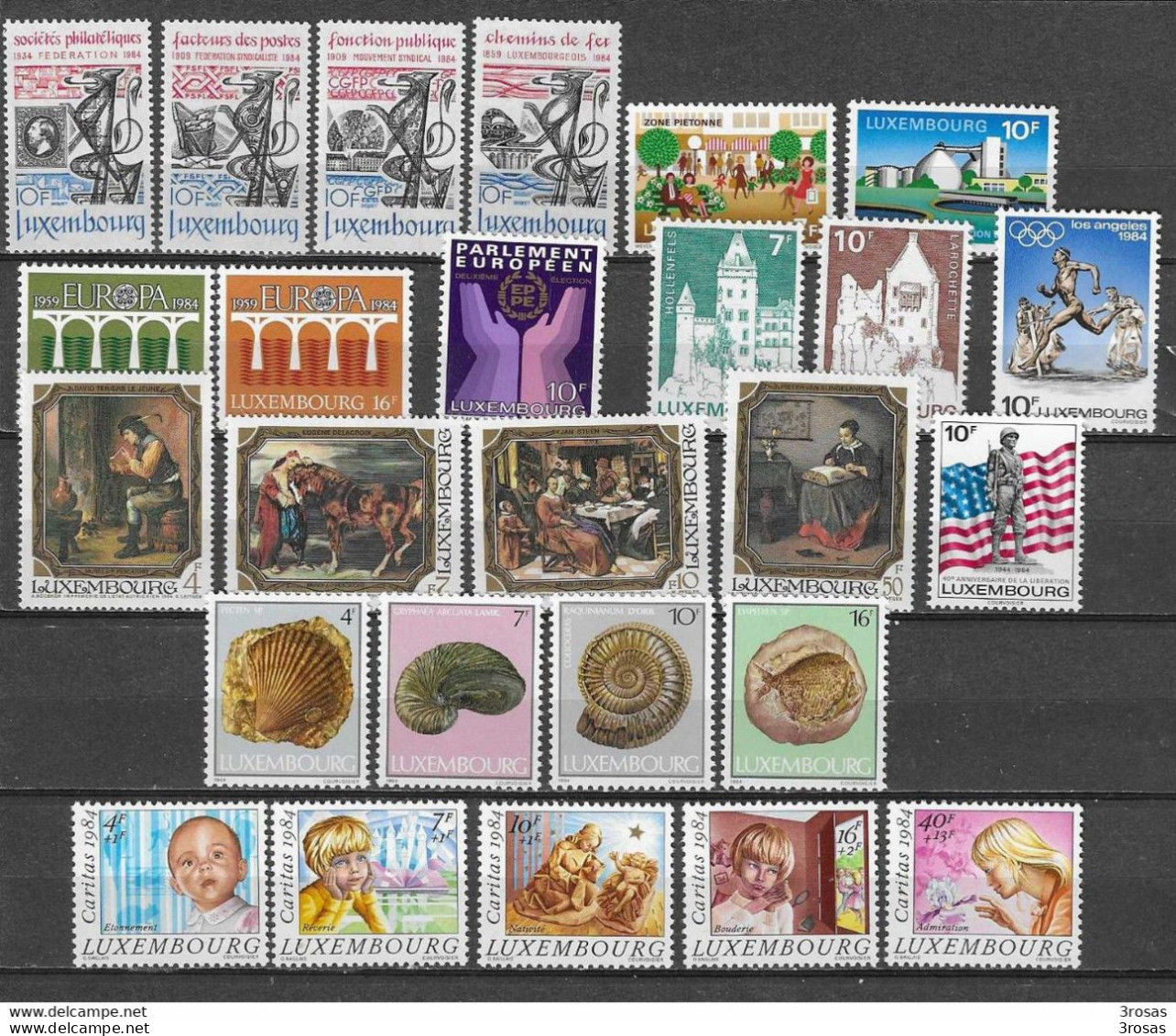 Luxembourg Collection Full Years 1983/1996 MNH ** - Collections