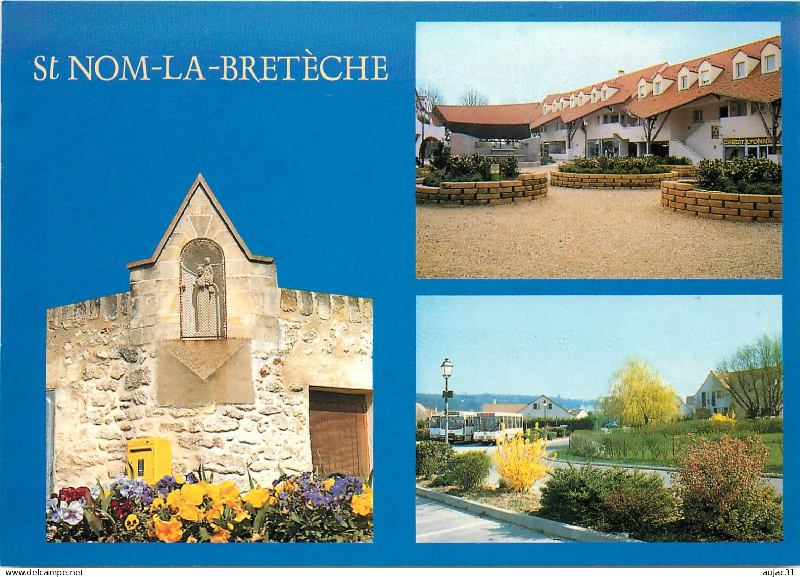 Dép 78 - St - Saint Nom La Breteche - Multivues - Semi Moderne Grand Format - Bon état - St. Nom La Breteche