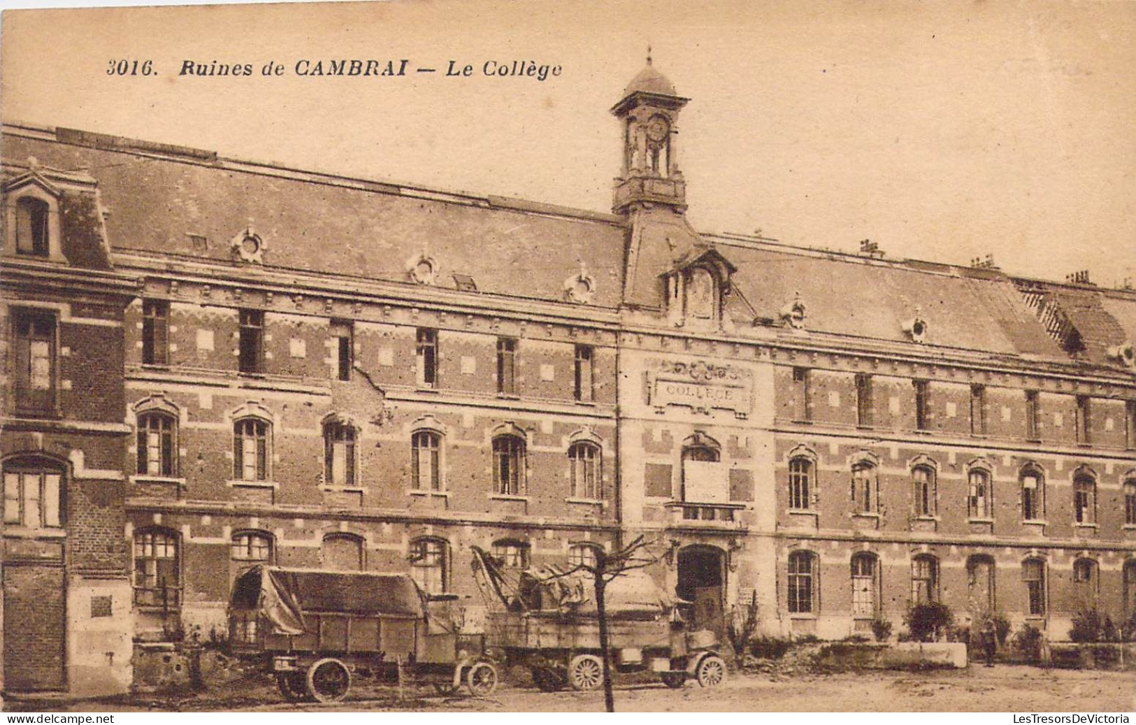 FRANCE - 59 - Cambrai - Ruines De Cambrai - Le Collège - Carte Postale Ancienne - Cambrai