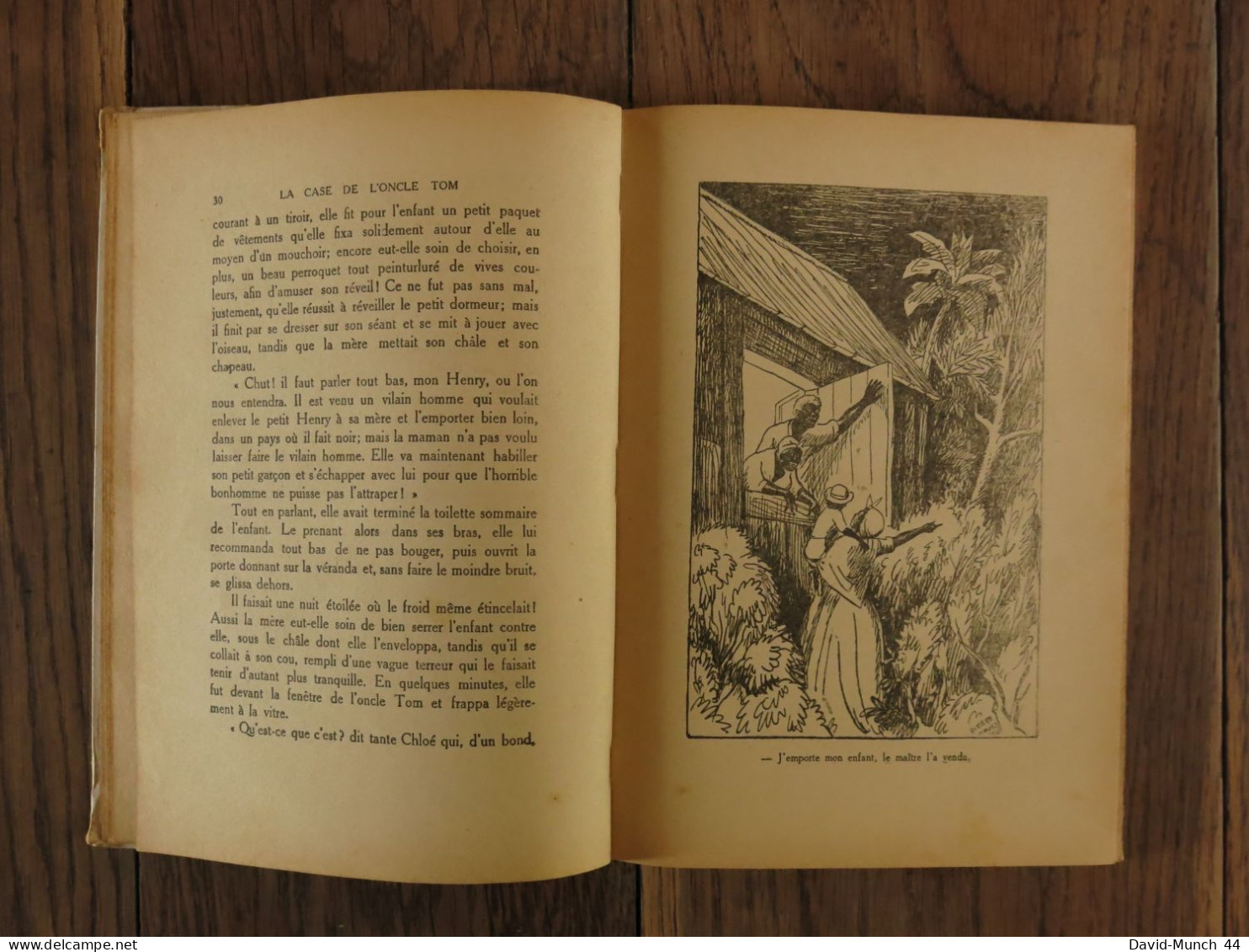 La case de l'oncle Tom de Madame Beecher Stowe, adapté par Marguerite Reynier. Flammarion. 1947