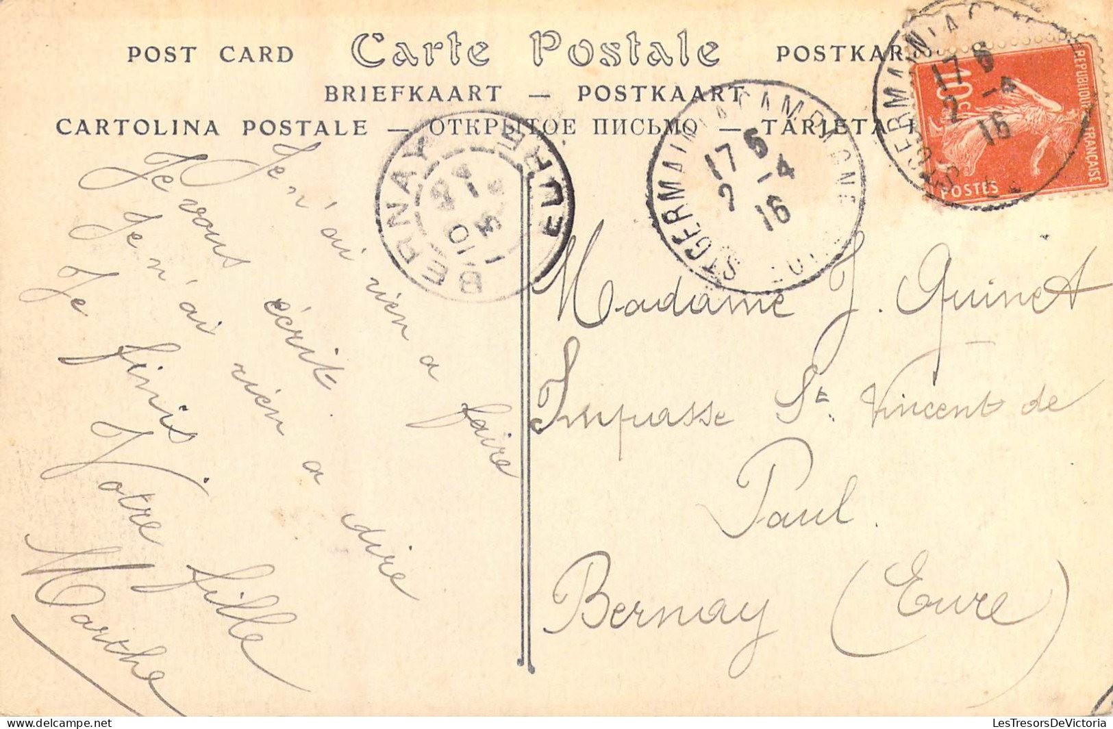 FRANCE - 14 - Vue Sur Courtonne-la-Ville - Carte Postale Ancienne - Other & Unclassified