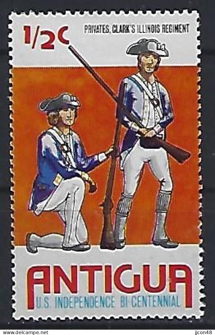 Antigua 1976  Bicentenary Of US Independence (*) MM - 1960-1981 Interne Autonomie